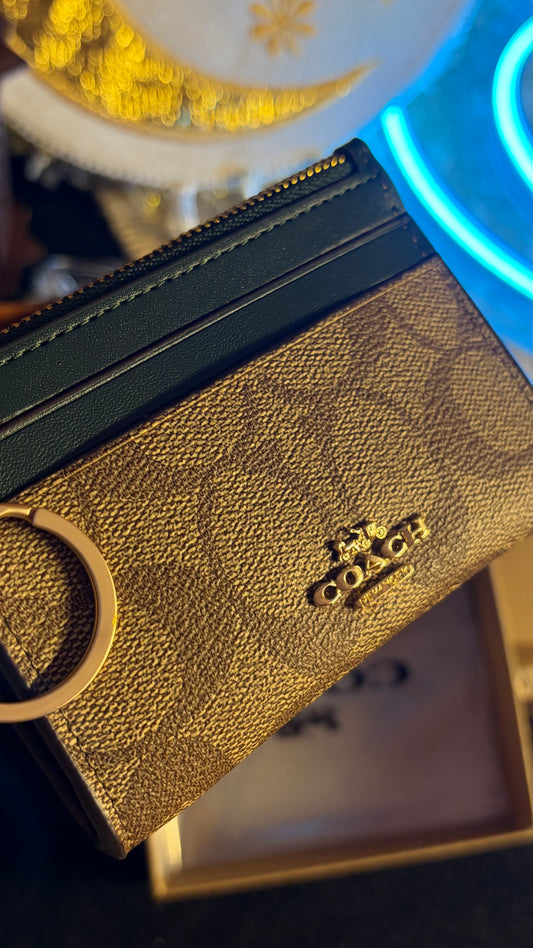 Coach Zipper Cardholder - Premium Quality