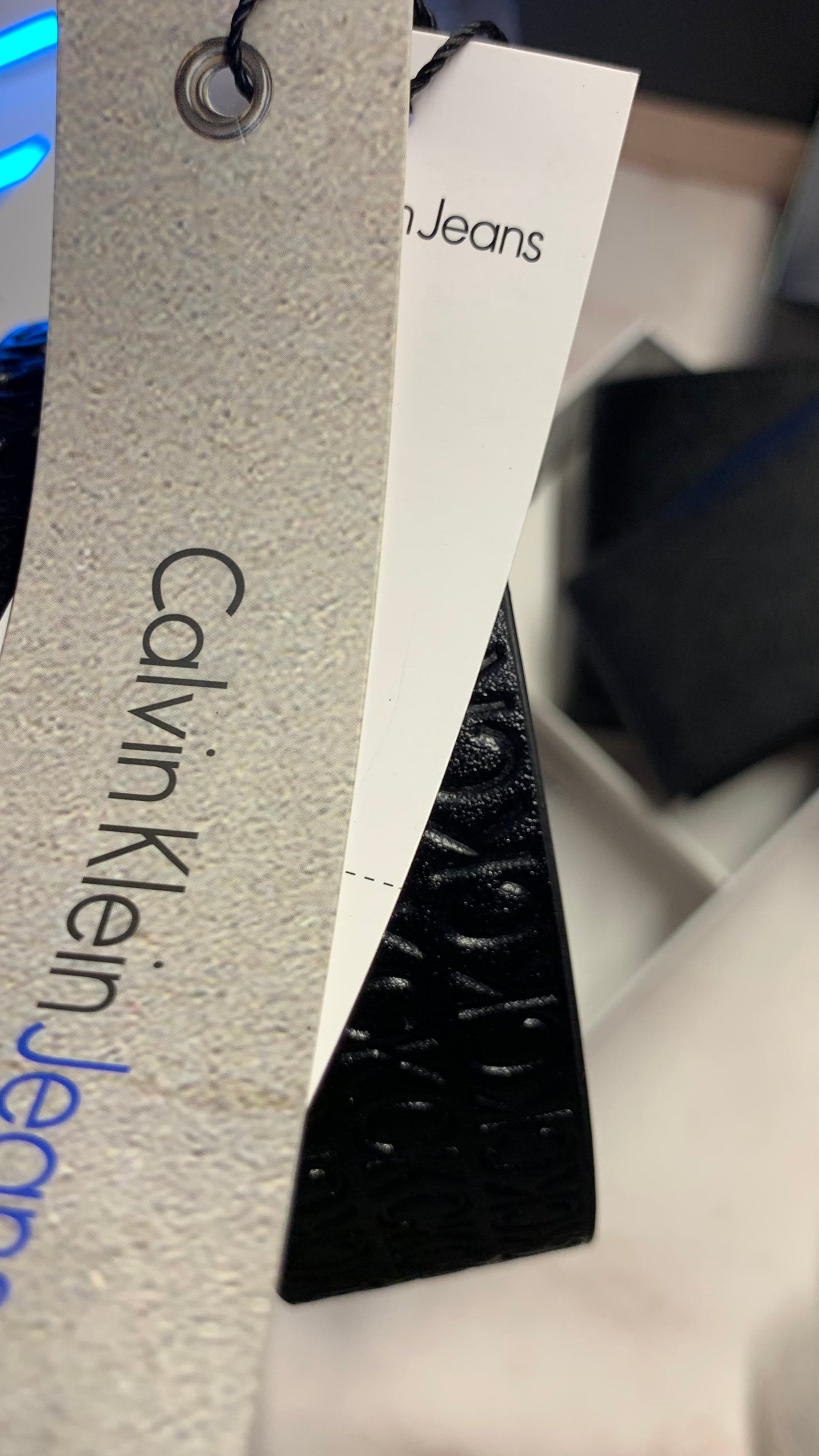 Calvin Klein wallet and belt set