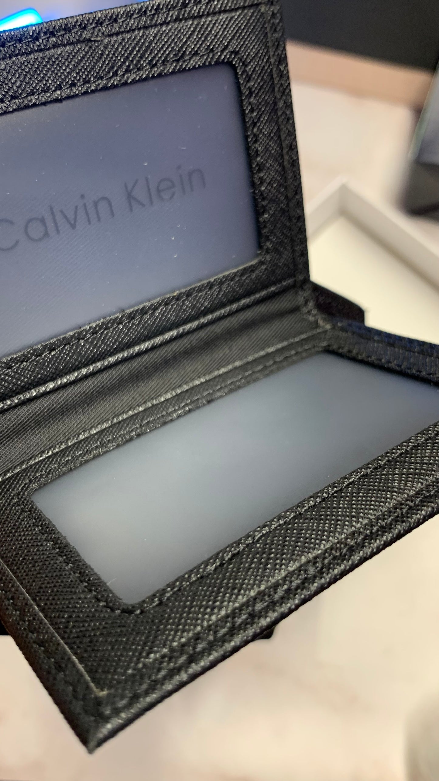 Calvin Klein wallet and belt set