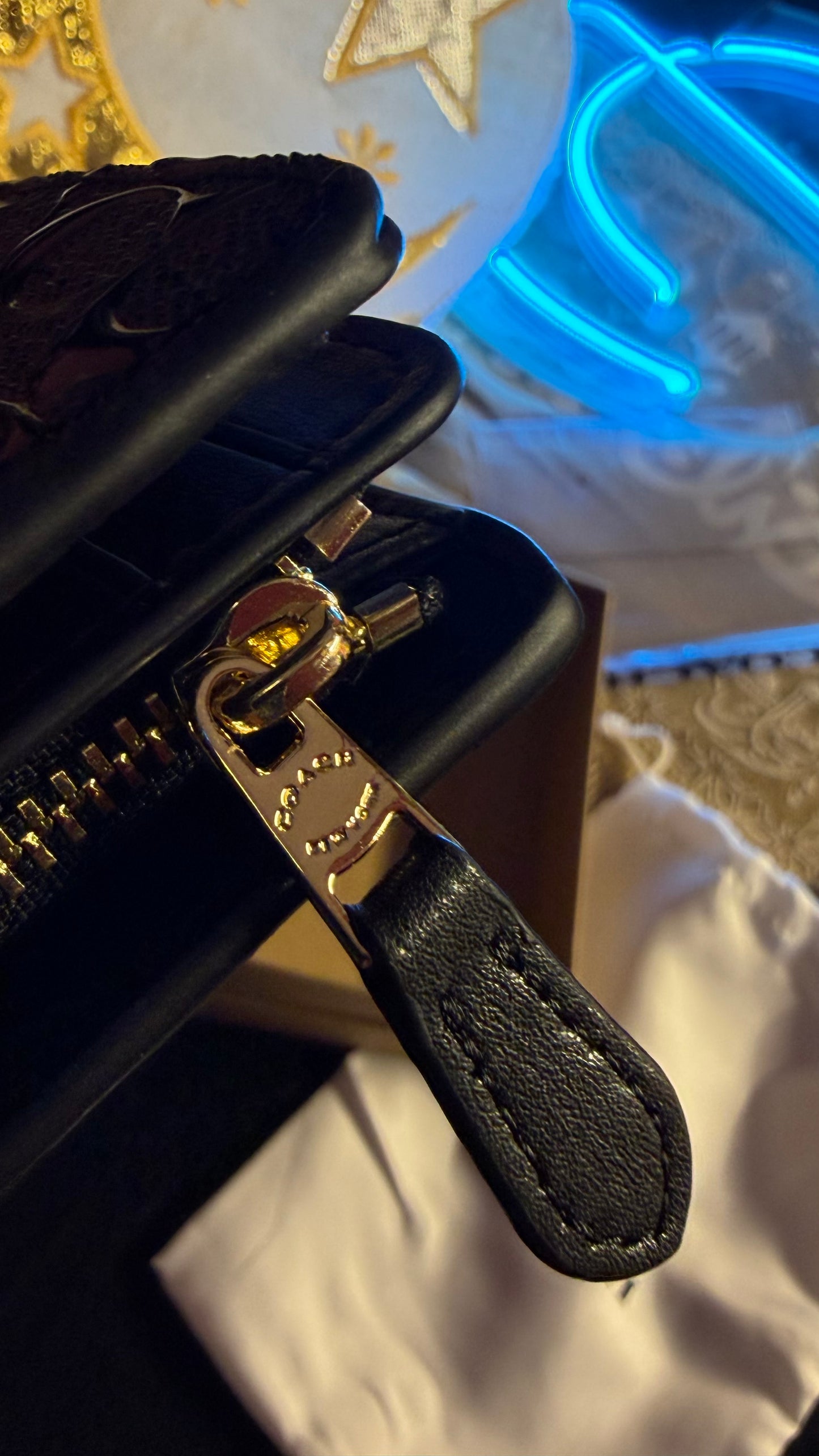 Coach Black Wallet For Women - Premium Quality