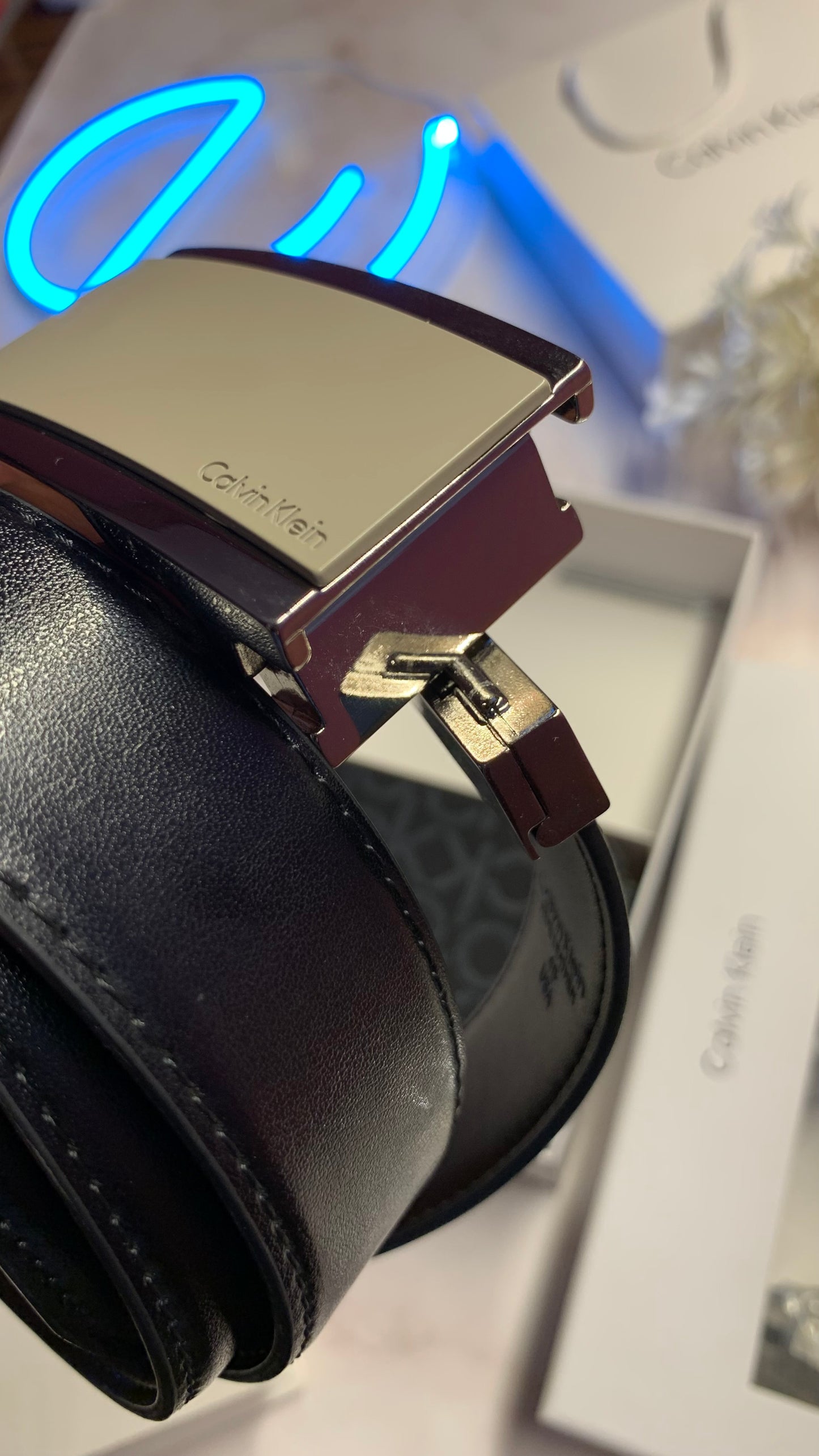 Calvin Klein wallet & Double face belt set