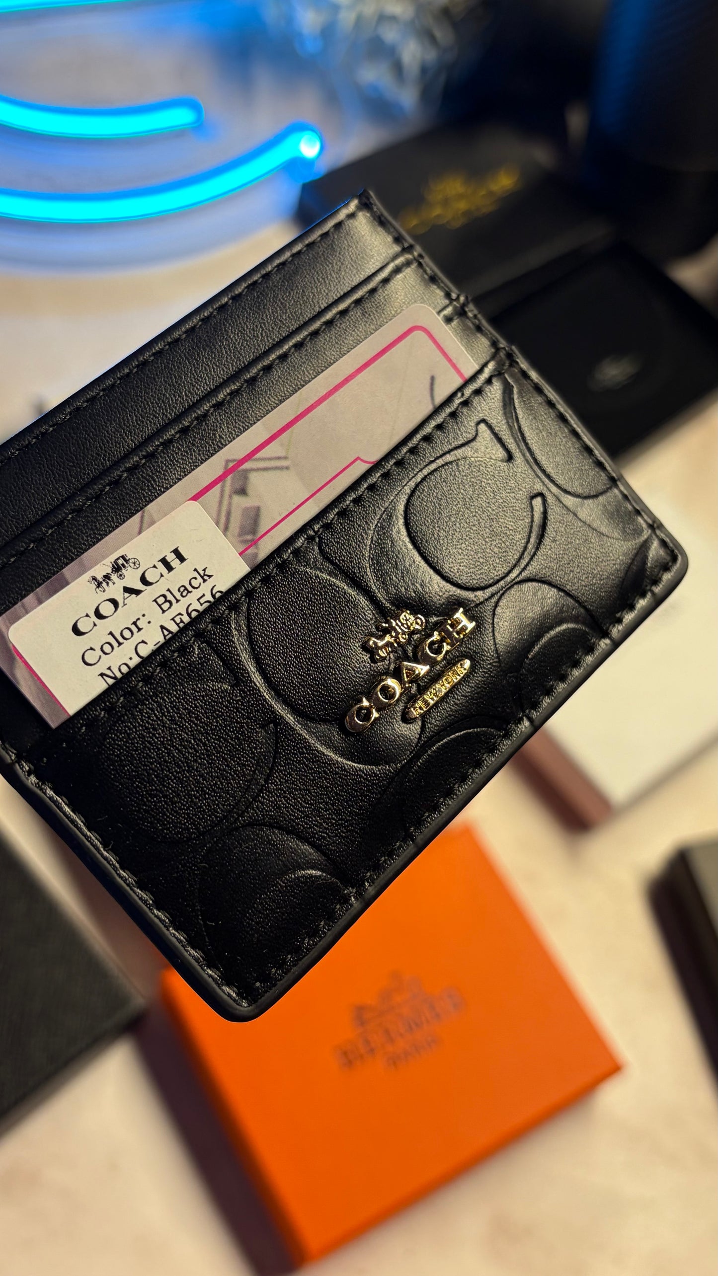 Coach Cardholder With Box