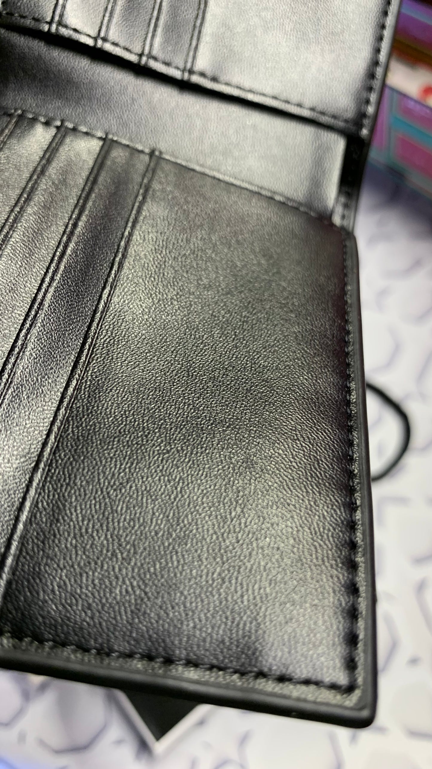 MK black wallet