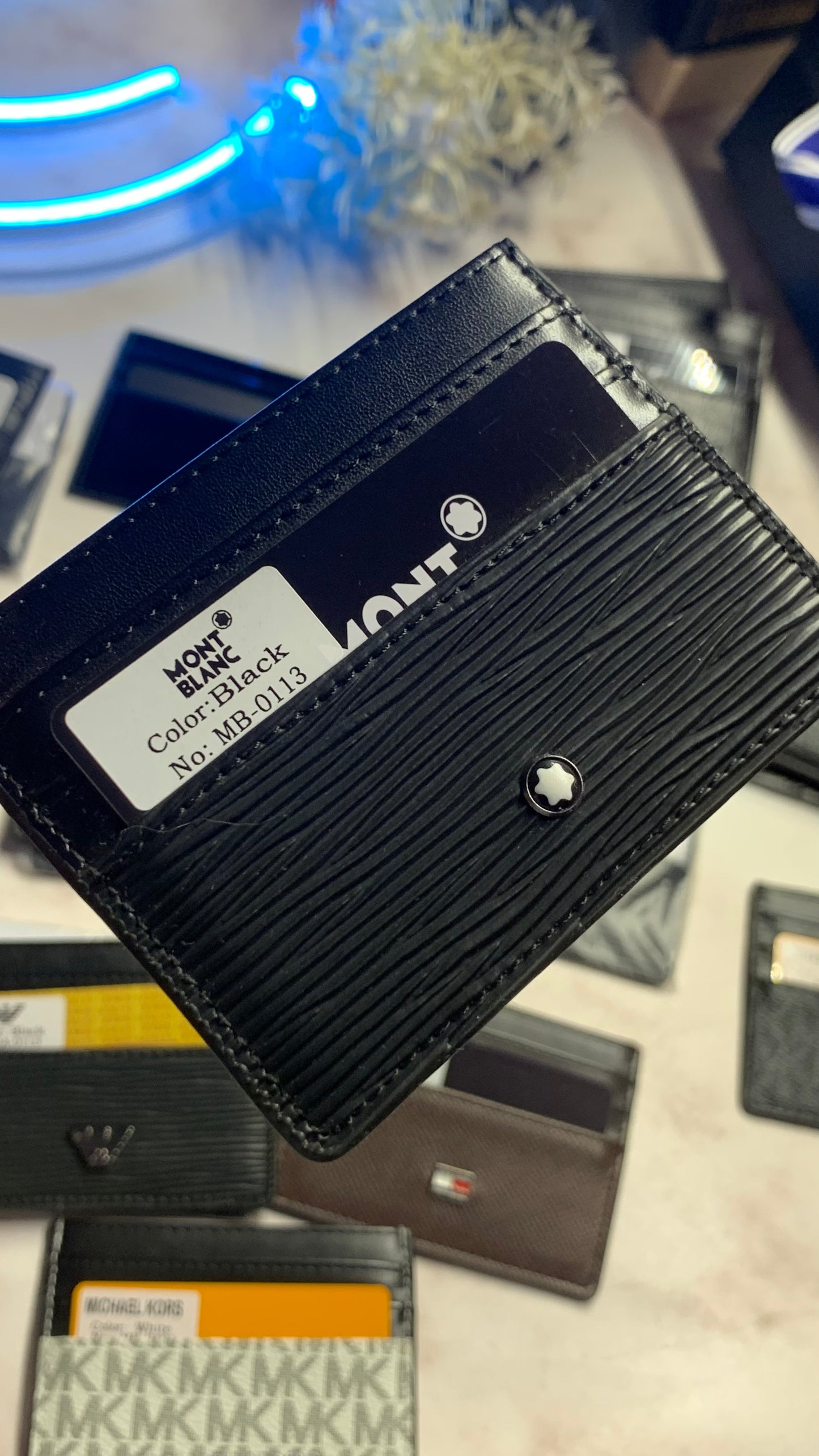 Mont Blanc Cardholder - Black