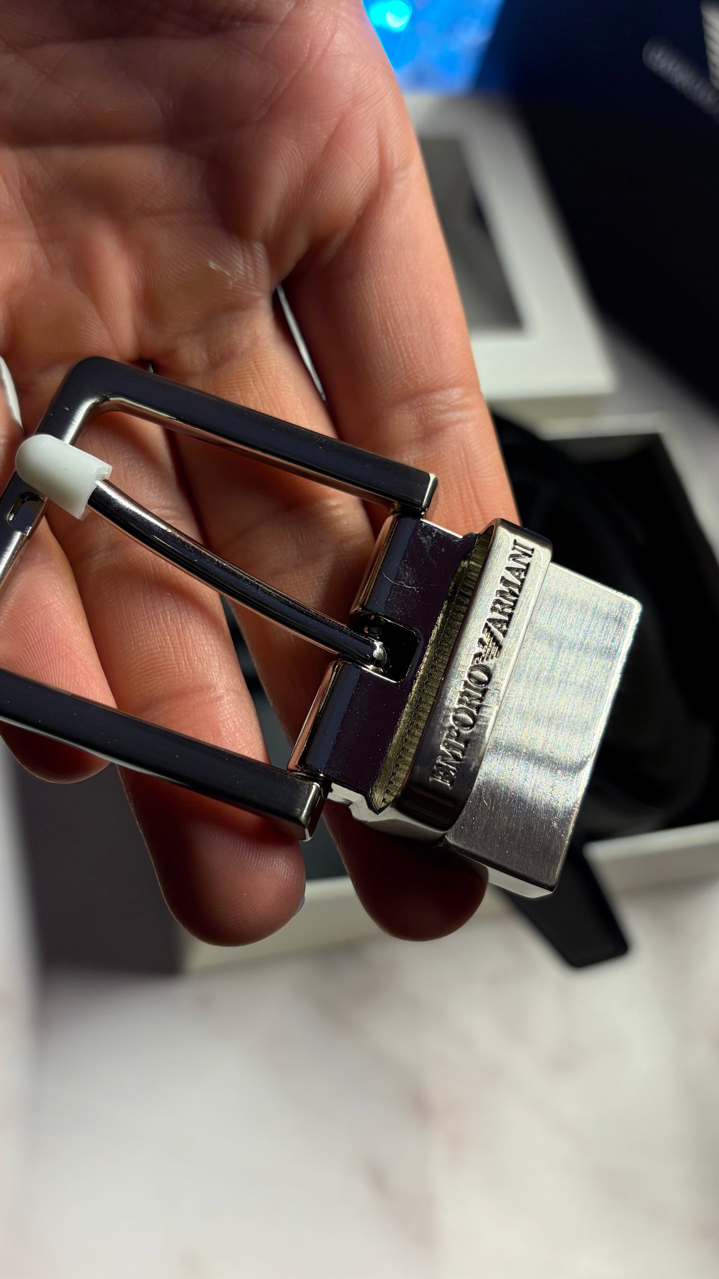 Emporio Armani Double Face Belt Set