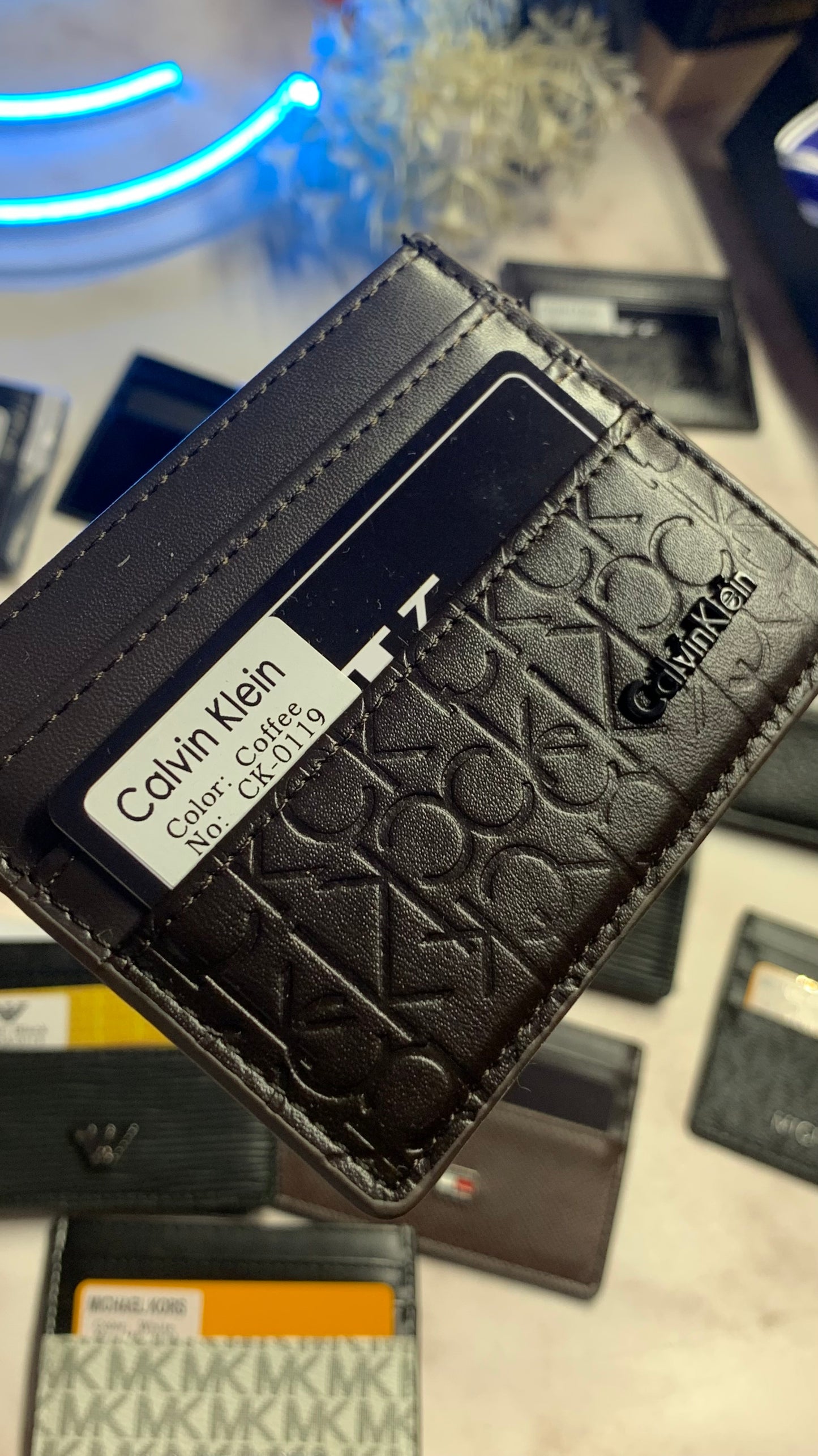 Calvin Klein Cardholder - Brown