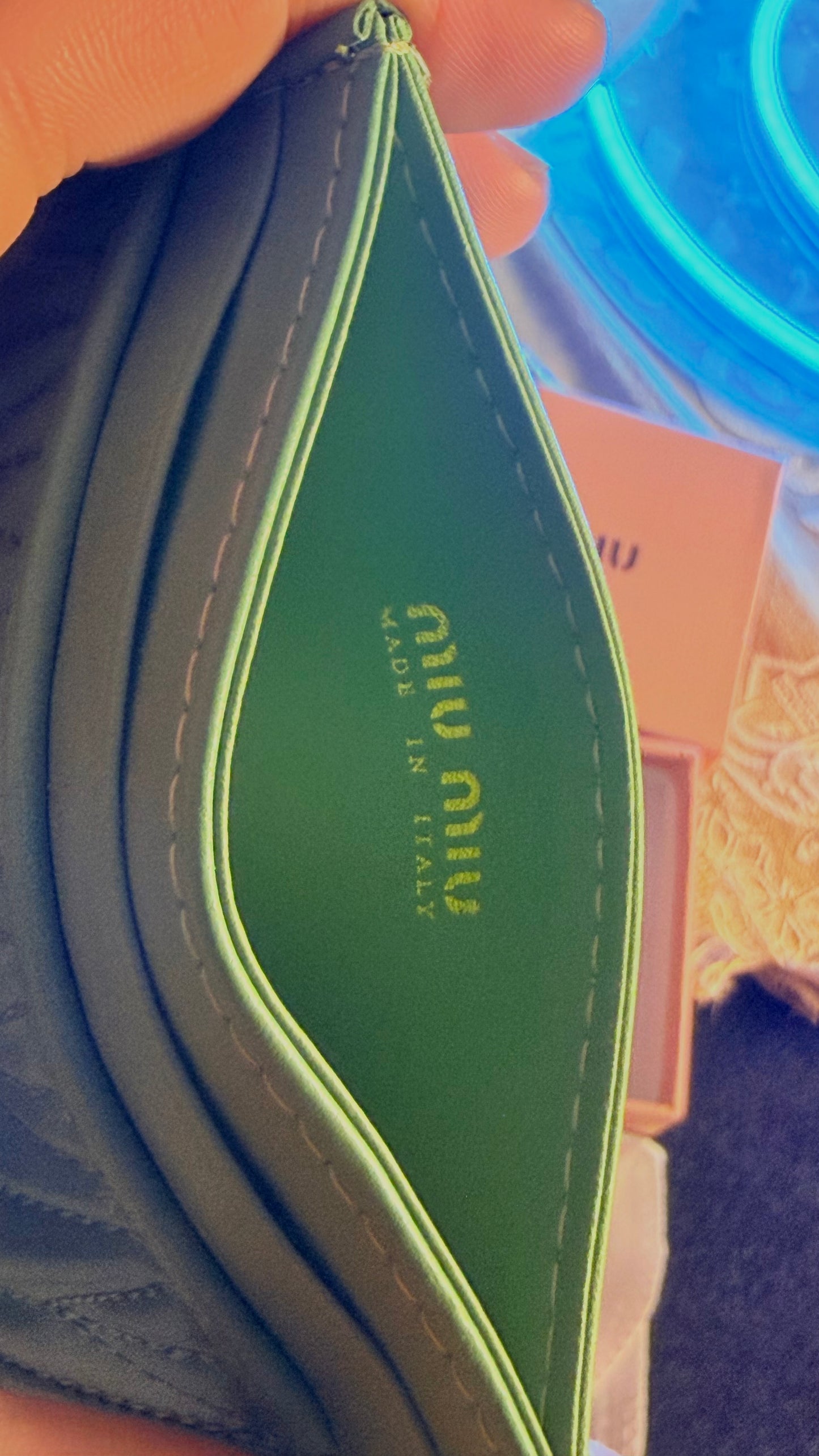 miu miu Cardholder - Pistachio - Premium Quality