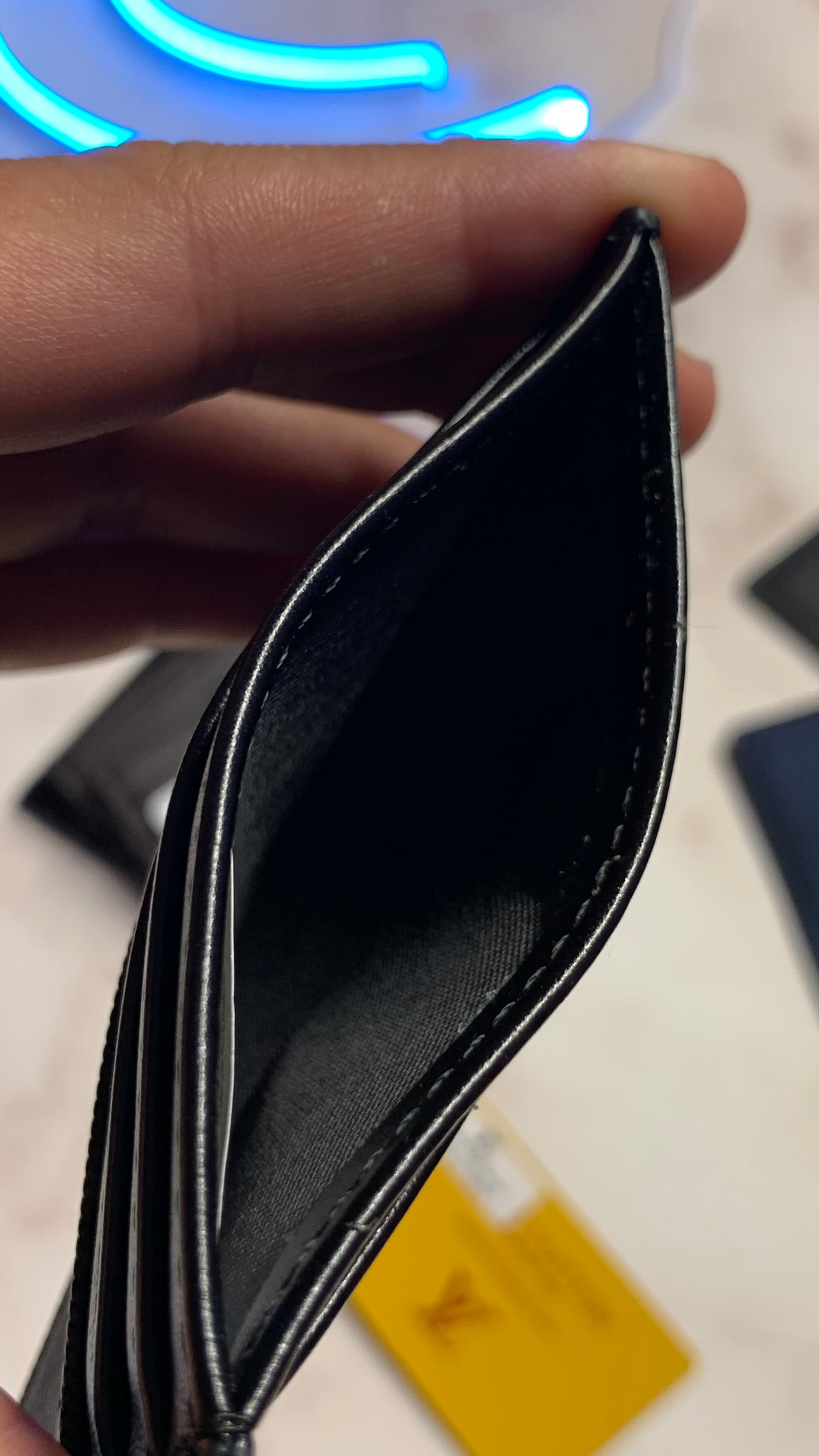 LV cardholder - Black