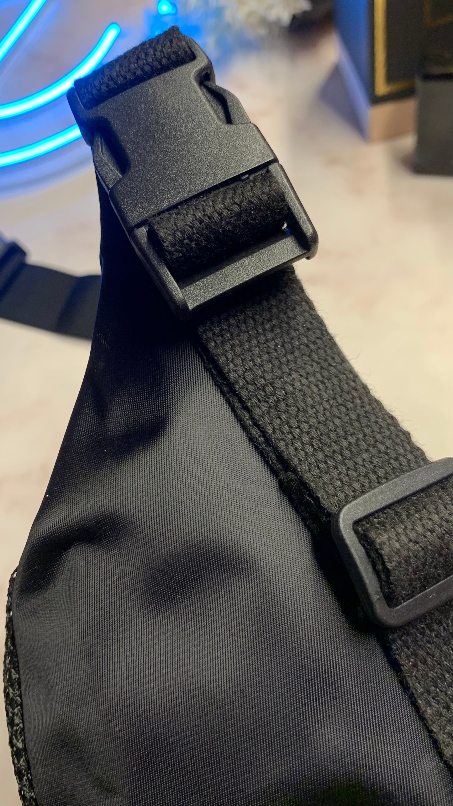 Guess black waist bag