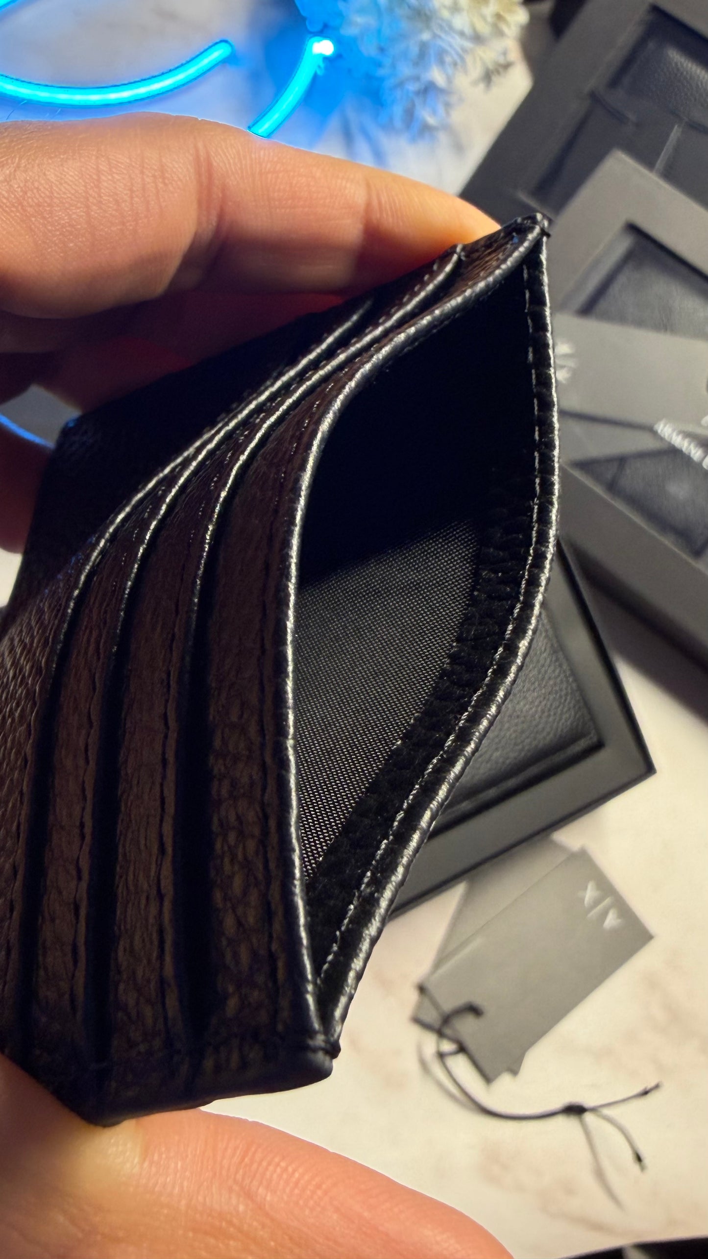 Armani Exchange Wallet & Cardholder Set
