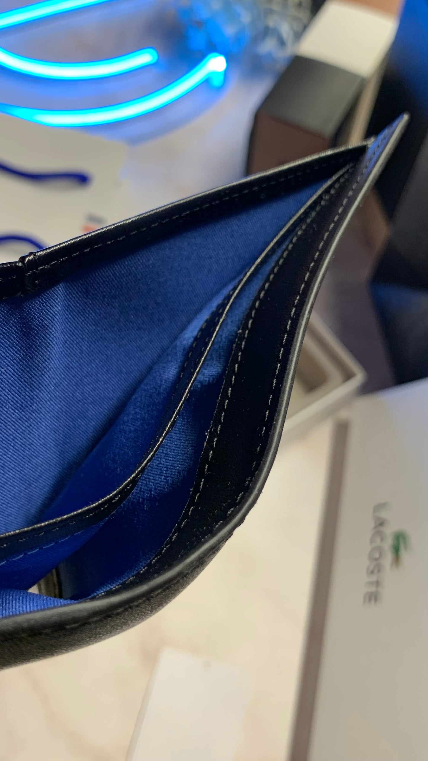 Lacoste Wallet & Keychain Set