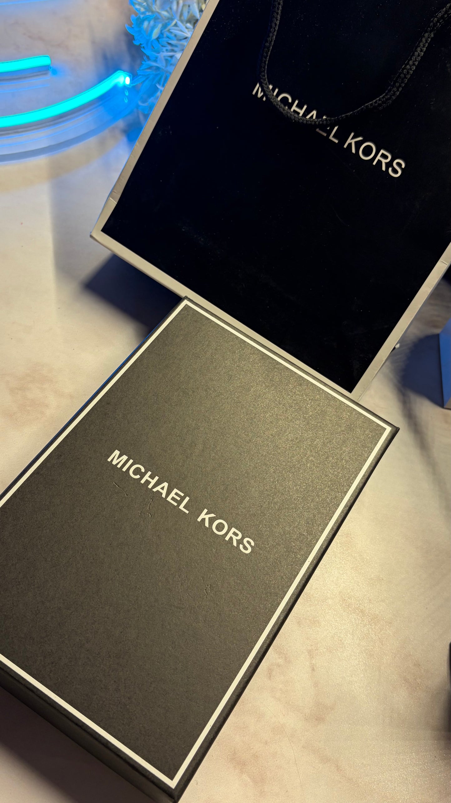 Michael Kors Double Face Belt Set