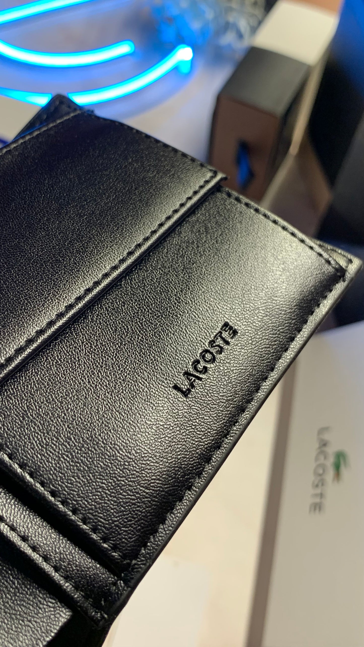 Lacoste Wallet & Keychain Set