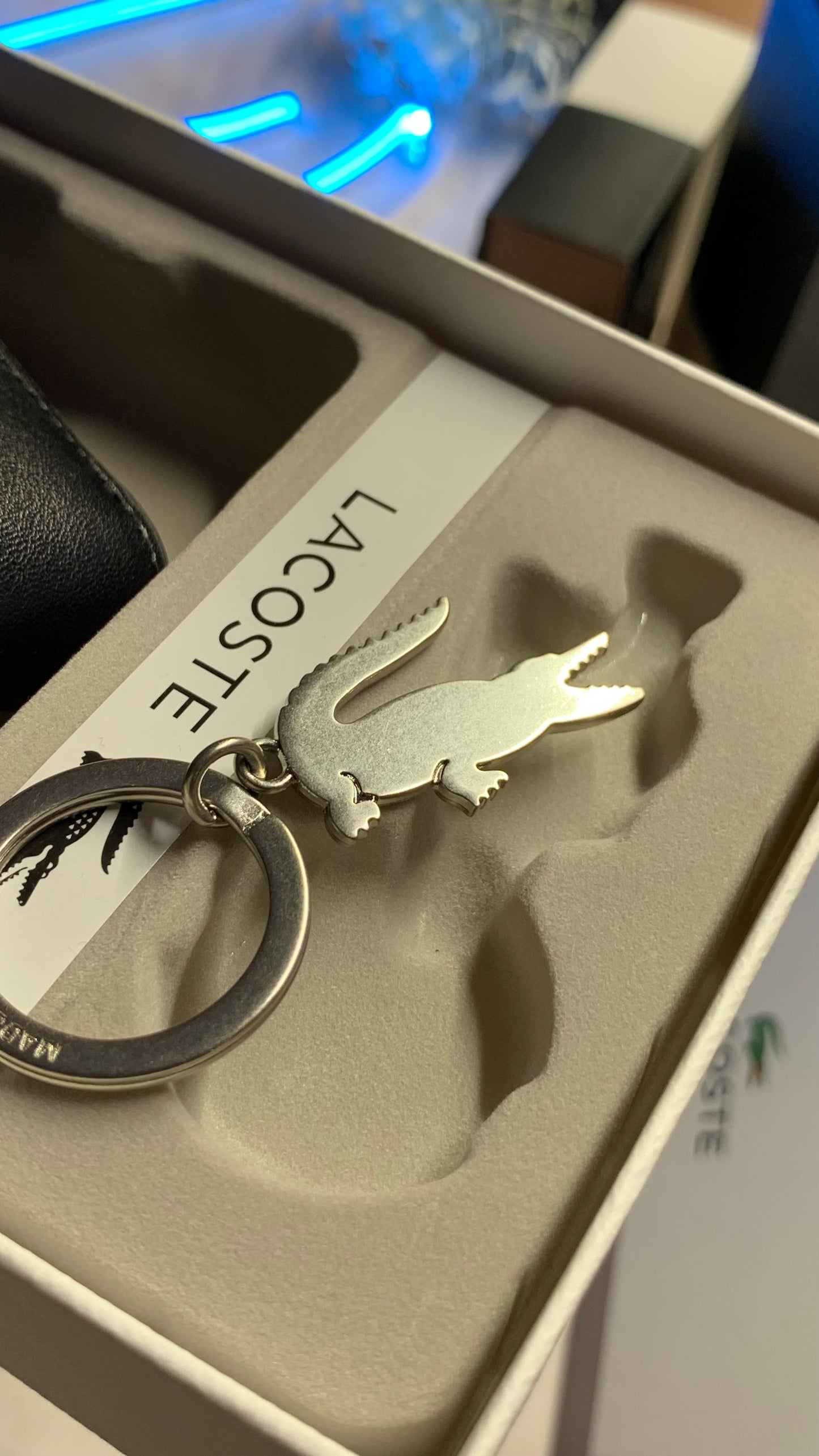 Lacoste Wallet & Keychain Set
