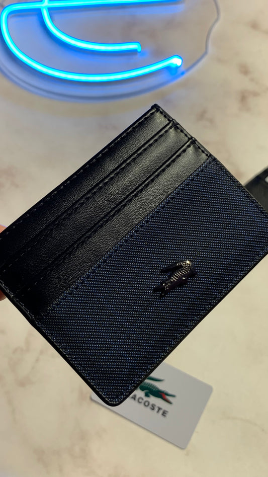 Lacoste cardholder - Navy pattern