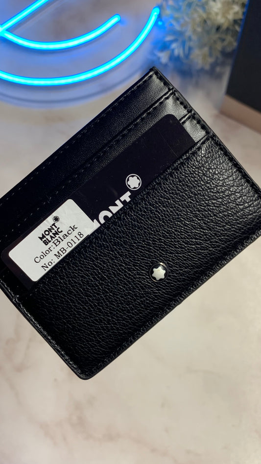 Mont Blanc Cardholder - Black