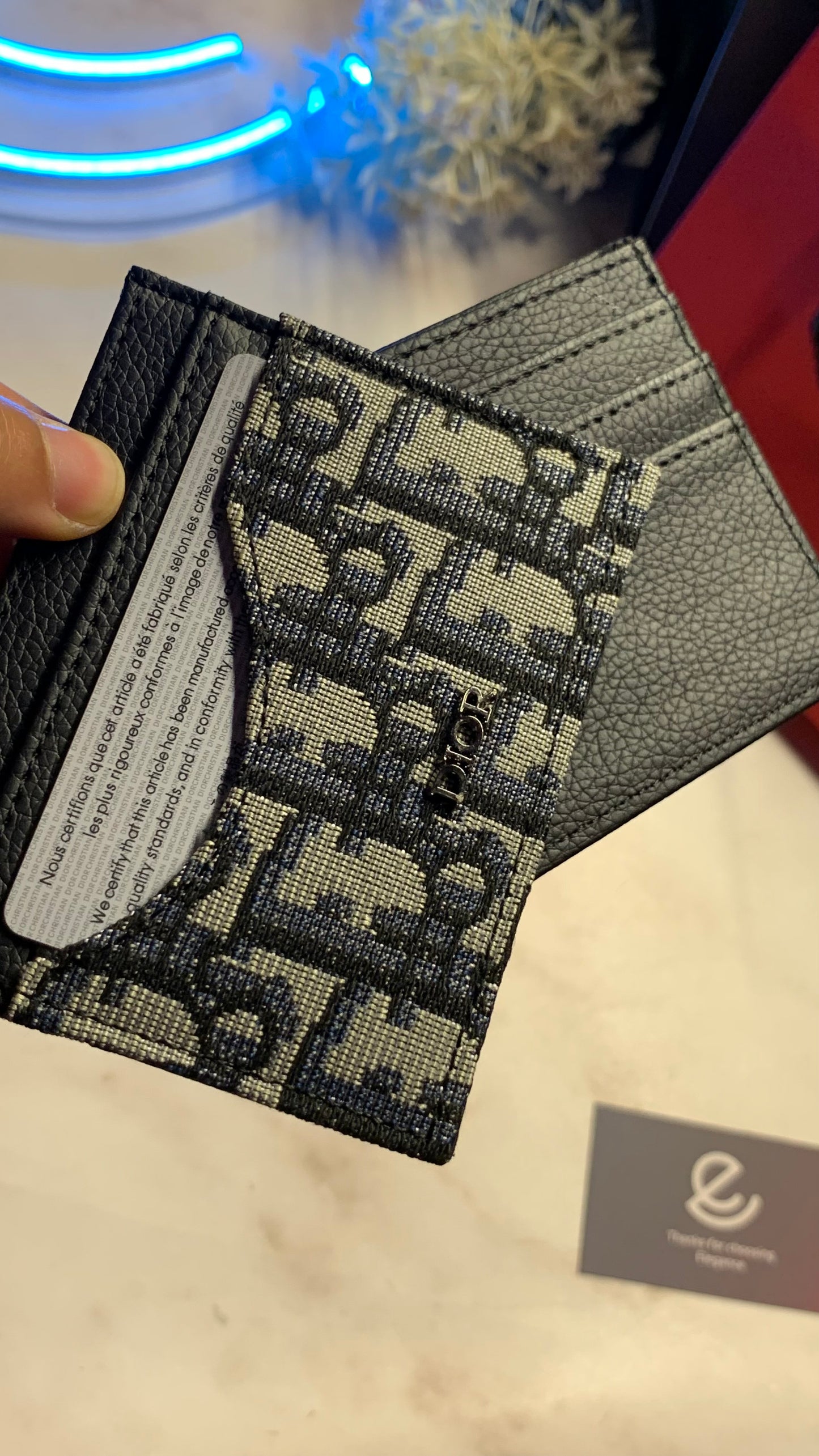 Dior Cardholder - Light Pattern