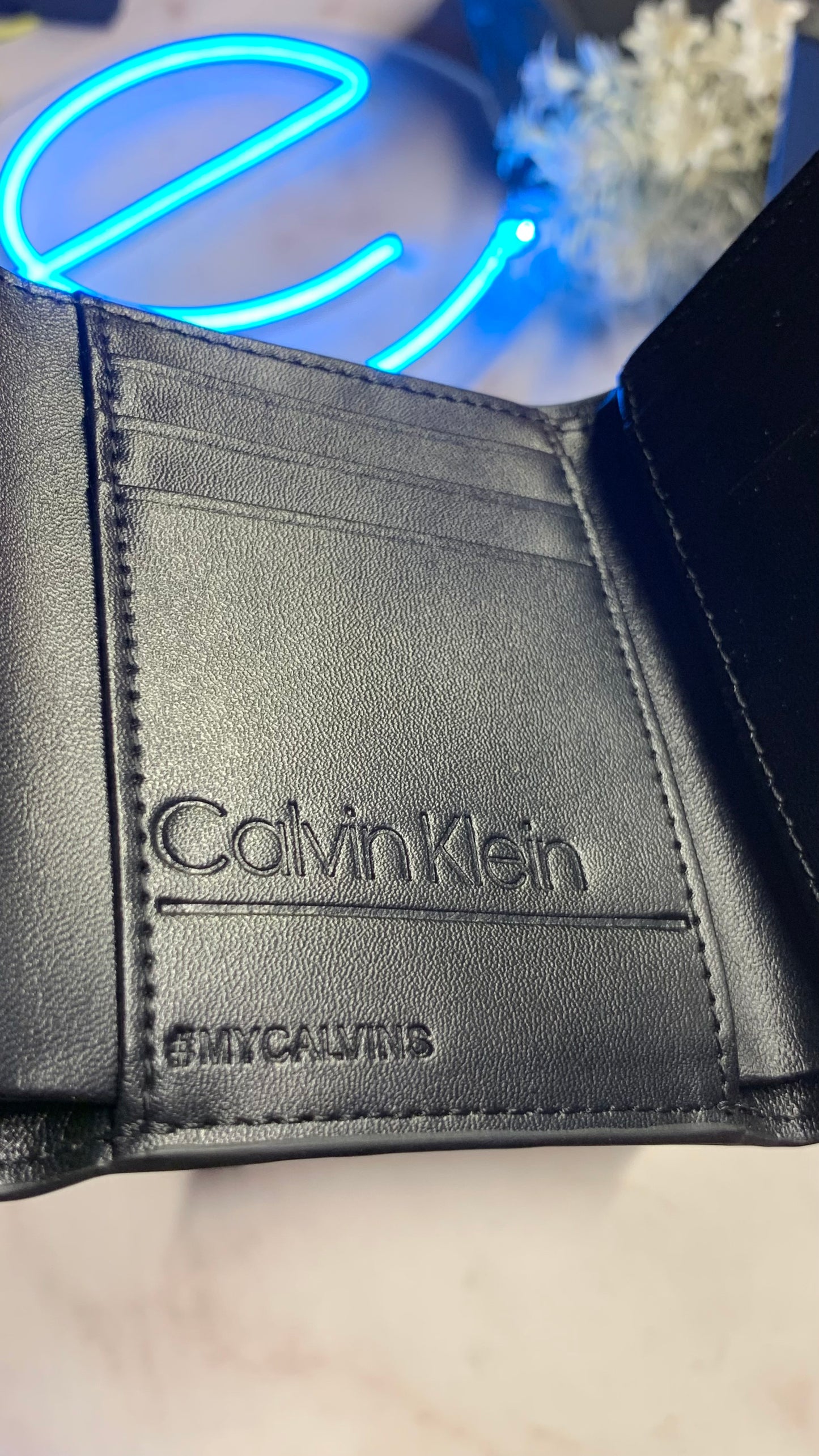 Calvin Klein Trifold Wallet - CK Pattern