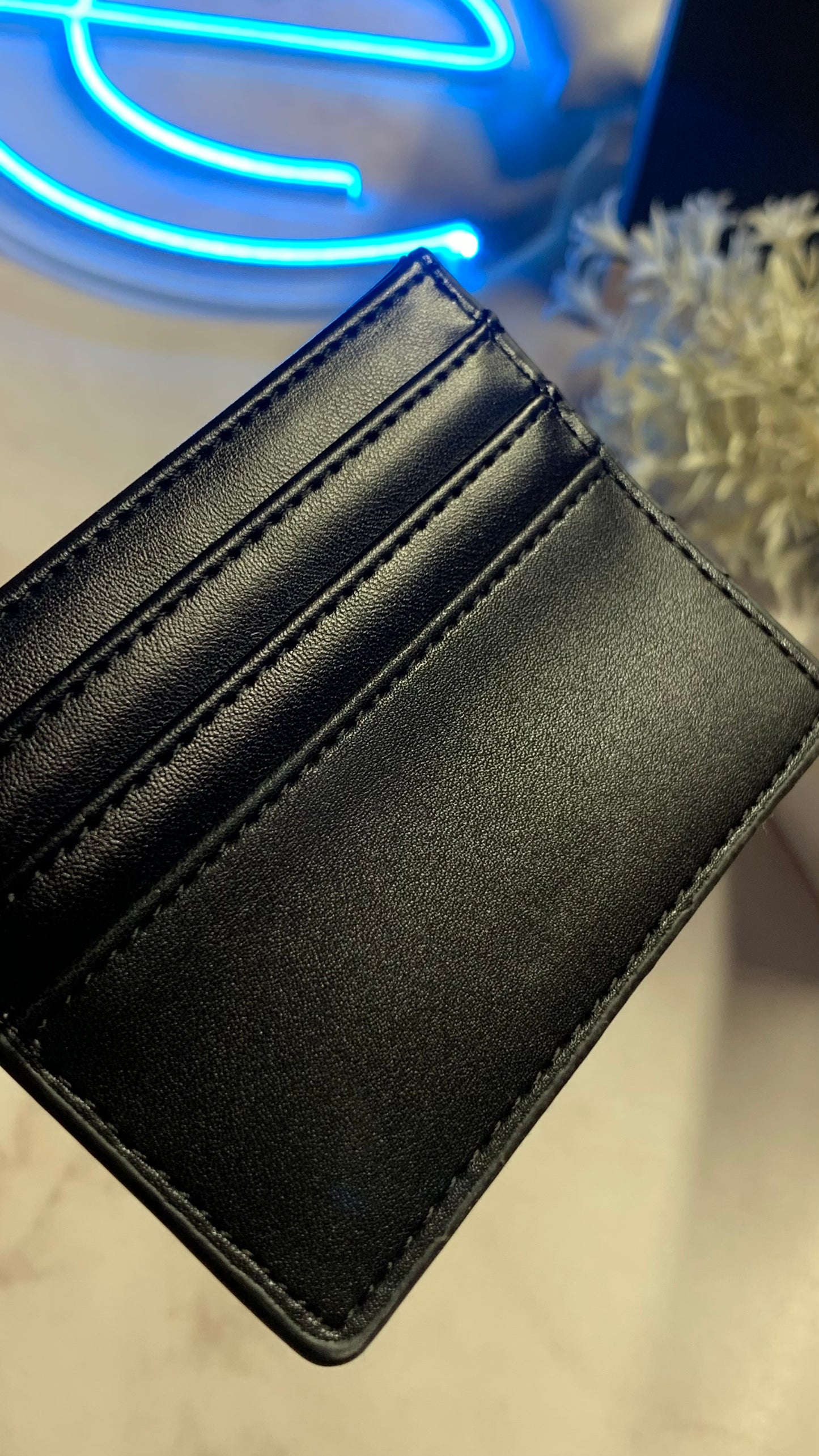 Armani Cardholder - Smooth Black