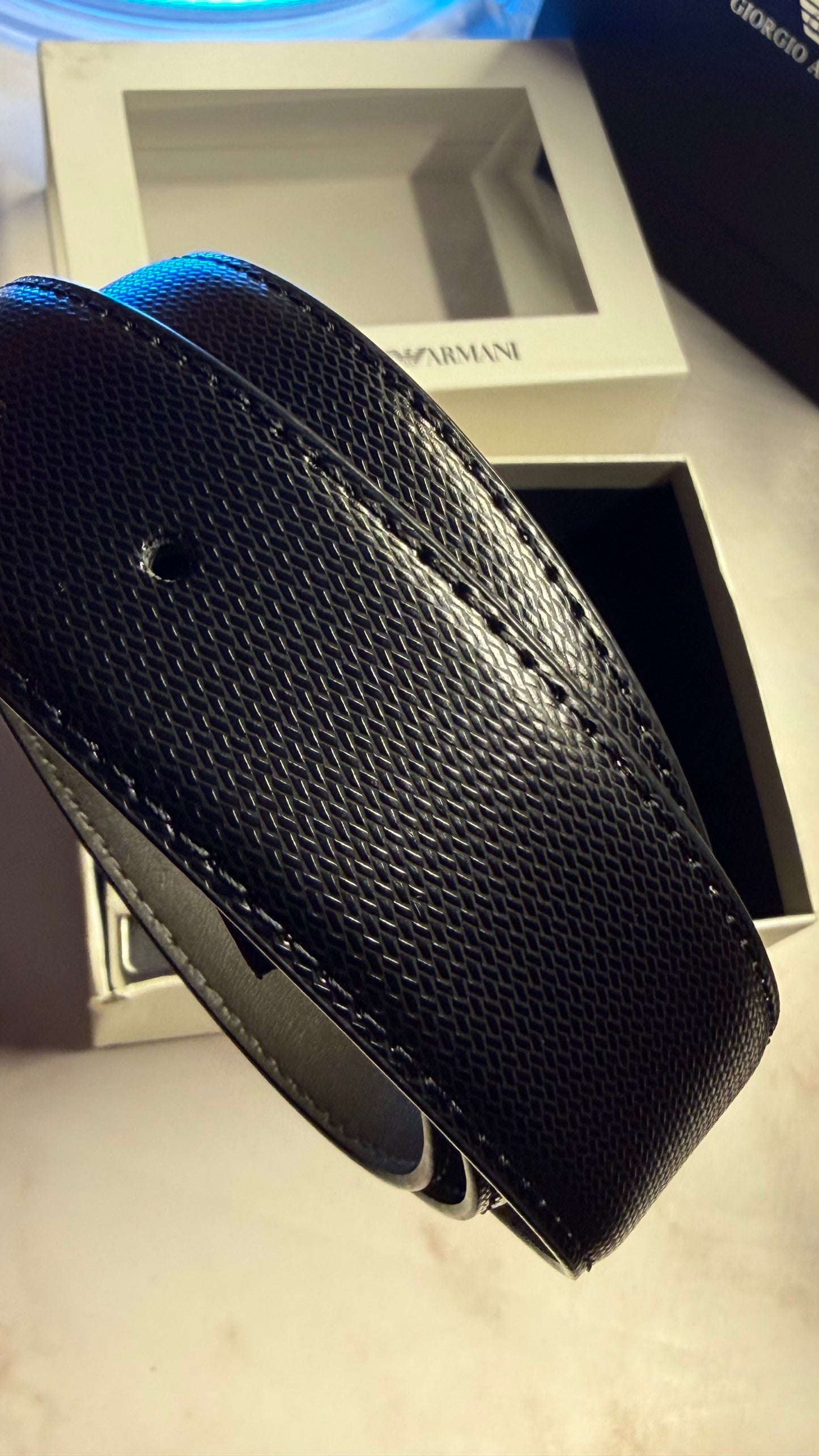 Emporio Armani Double Face Belt Set