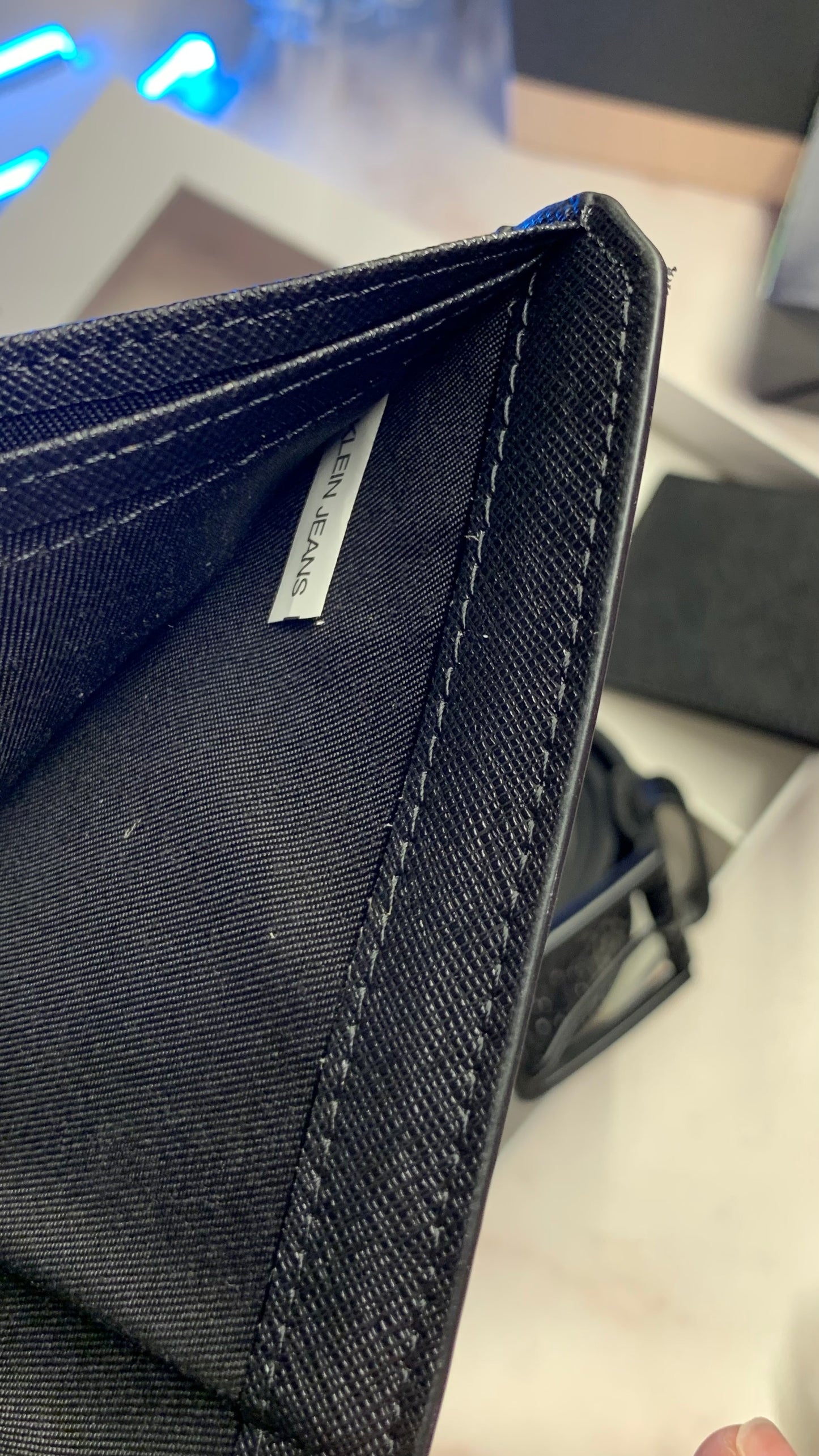 Calvin Klein wallet and belt set