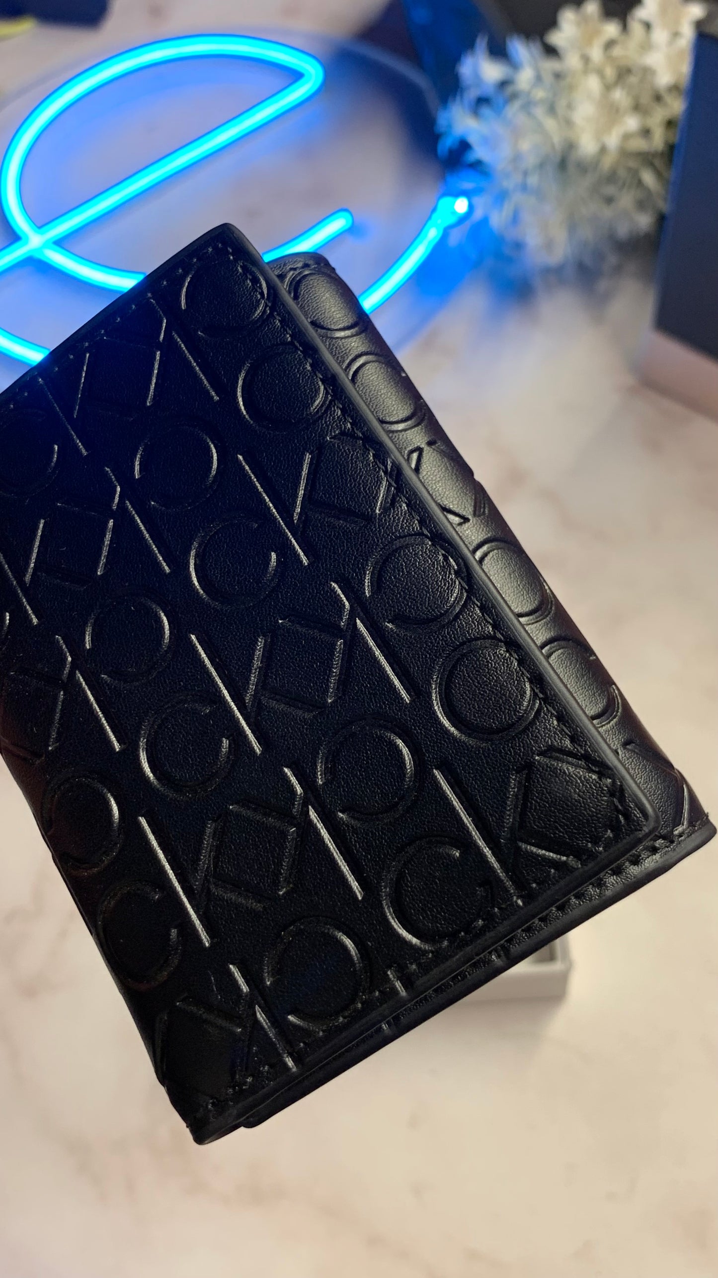 Calvin Klein Trifold Wallet - CK Pattern