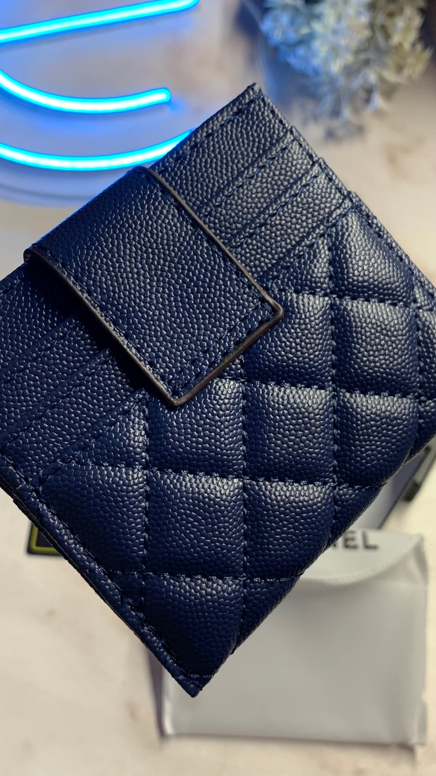 Chanel - Bifold Cardholder - Blue