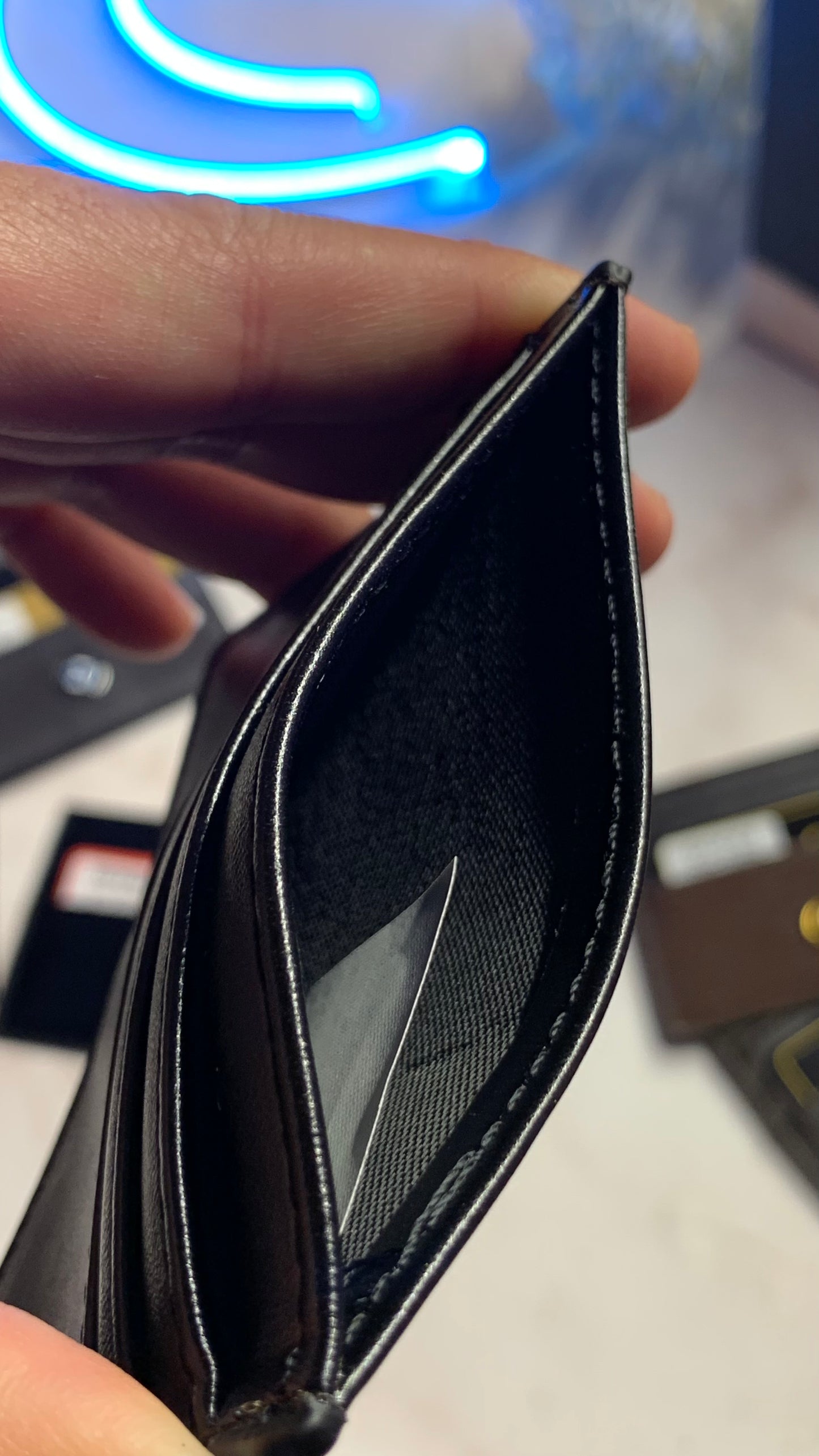 Porsche cardholder - Brown x Black