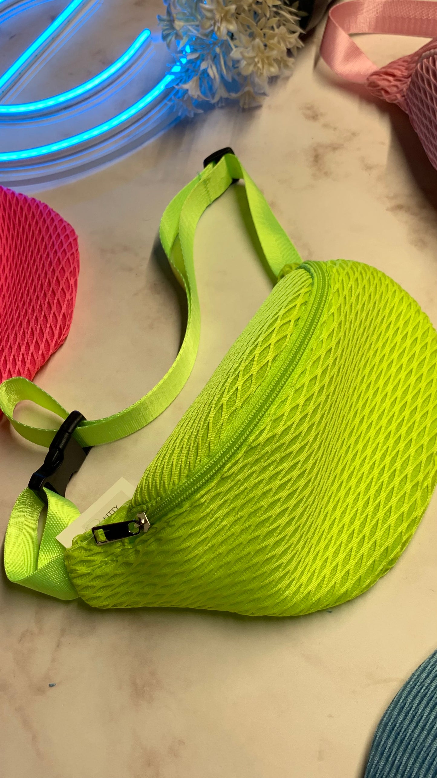 Beach waist bag - Lime Green