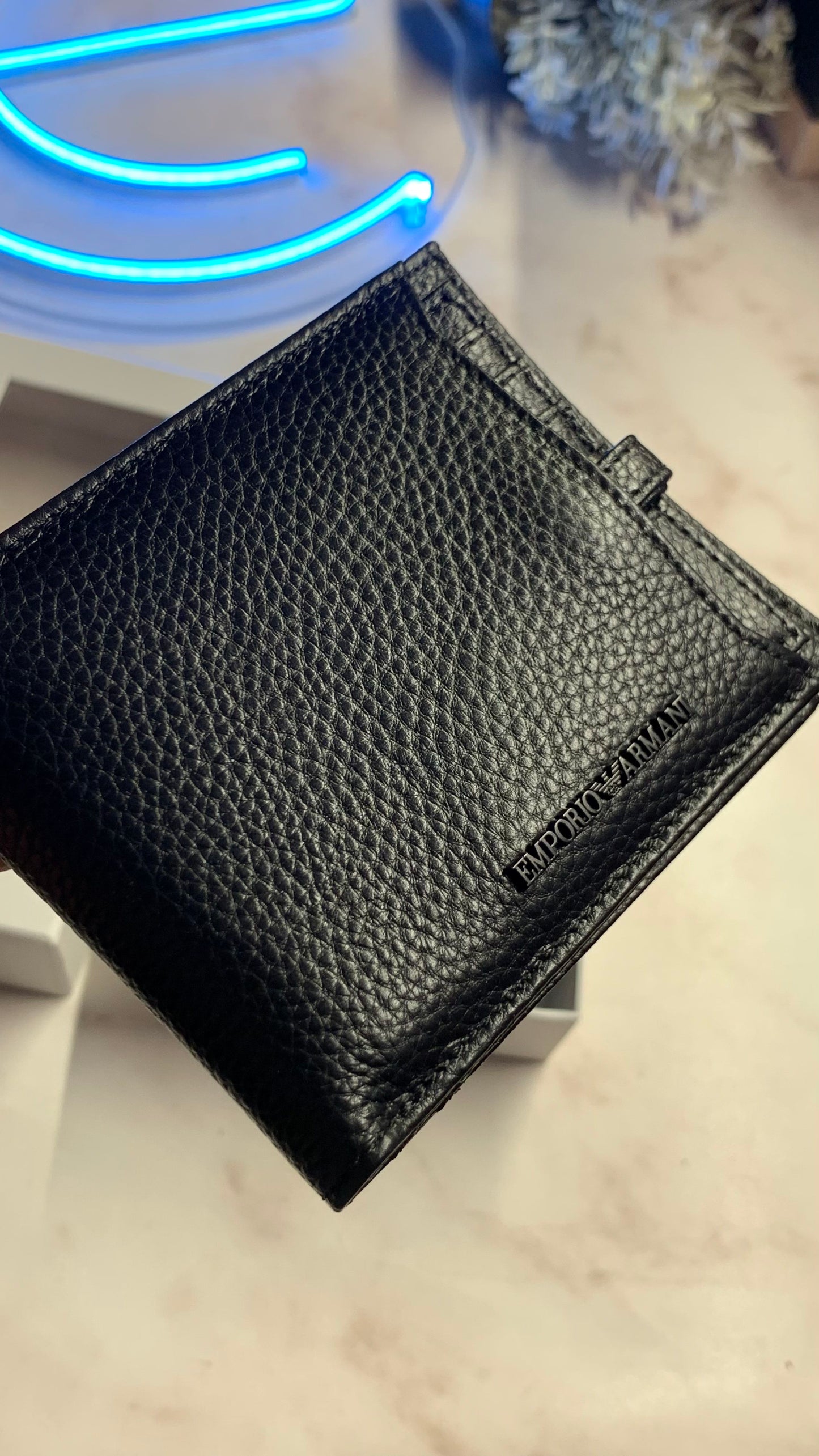 Emporio Armani Wallet, Cardholder & Double Face Belt Set