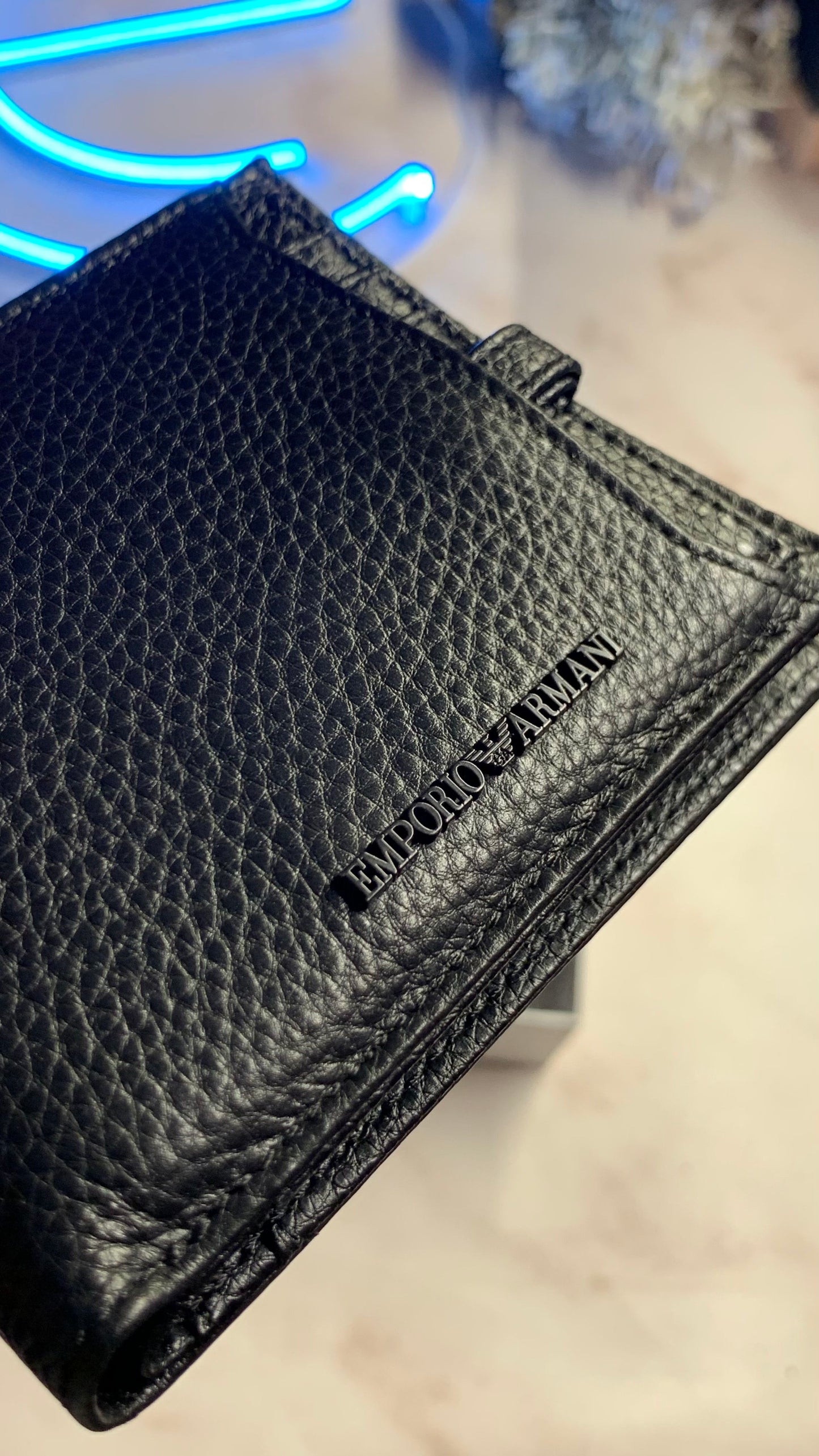 Emporio Armani Wallet, Cardholder & Double Face Belt Set
