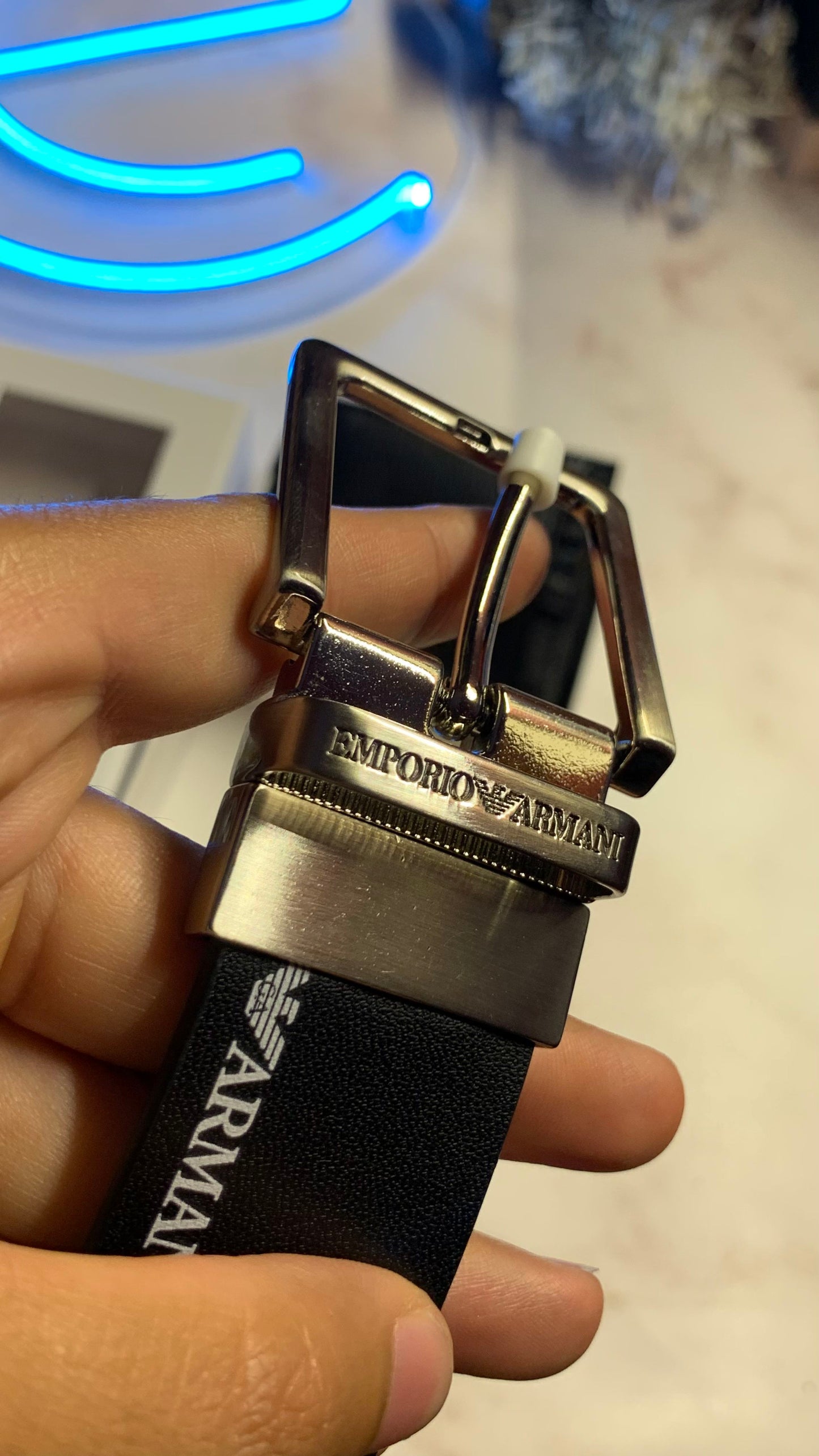 Emporio Armani Wallet, Cardholder & Double Face Belt Set