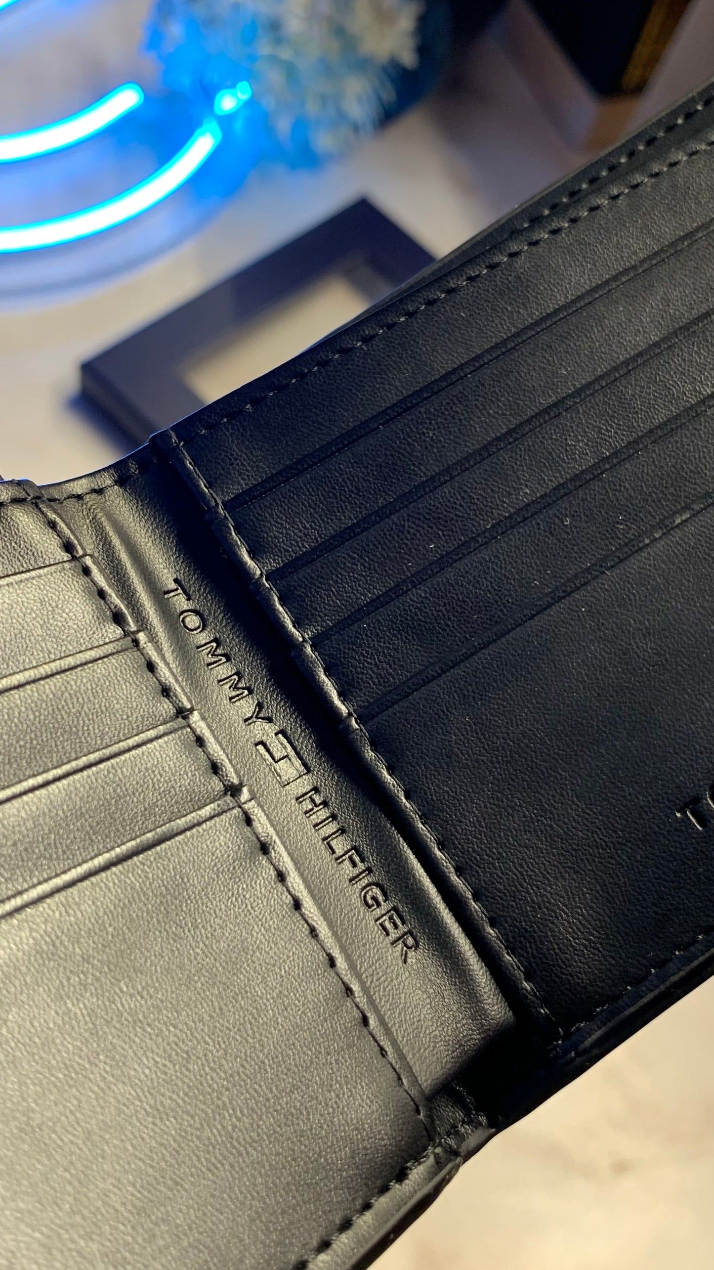 Tommy Hilfiger Wallet & Keychain Set - First Copy