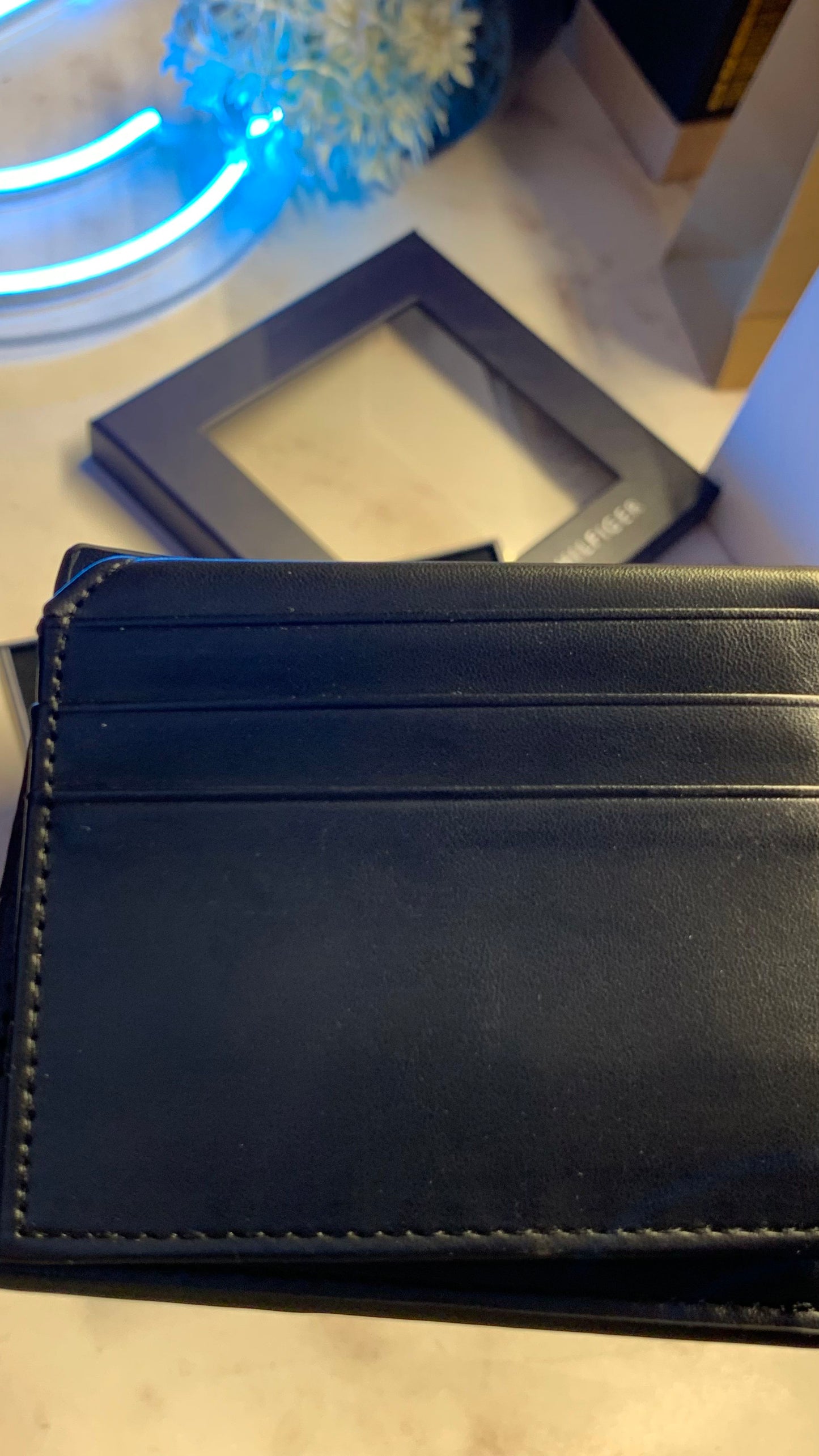 Tommy Hilfiger Wallet & Keychain Set - First Copy