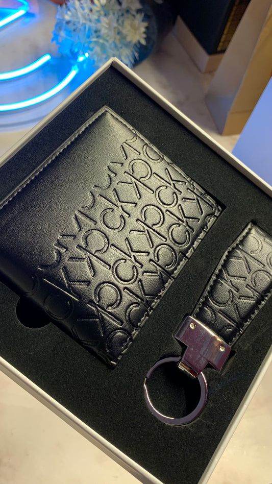 Calvin Klein Wallet & Keychain Set - First Copy