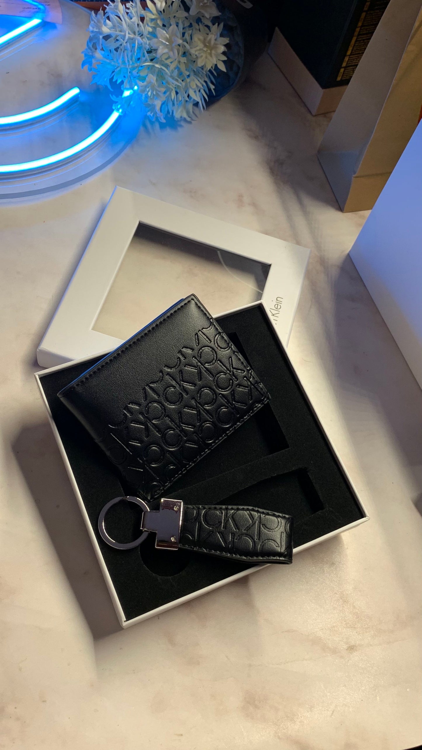 Calvin Klein Wallet & Keychain Set - First Copy