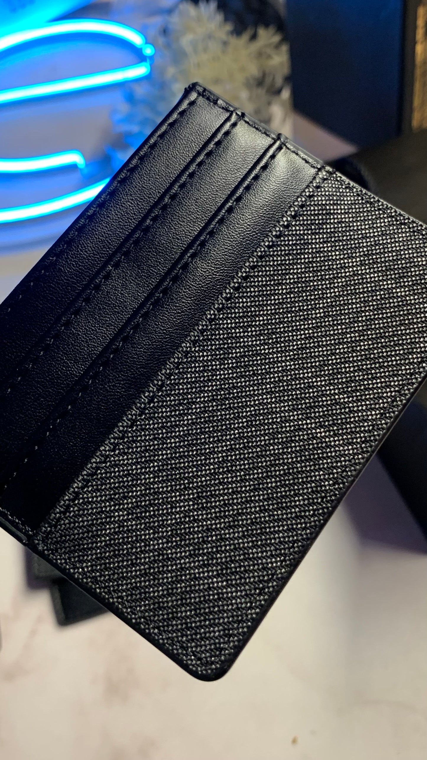 Lacoste Cardholder - Black pattern