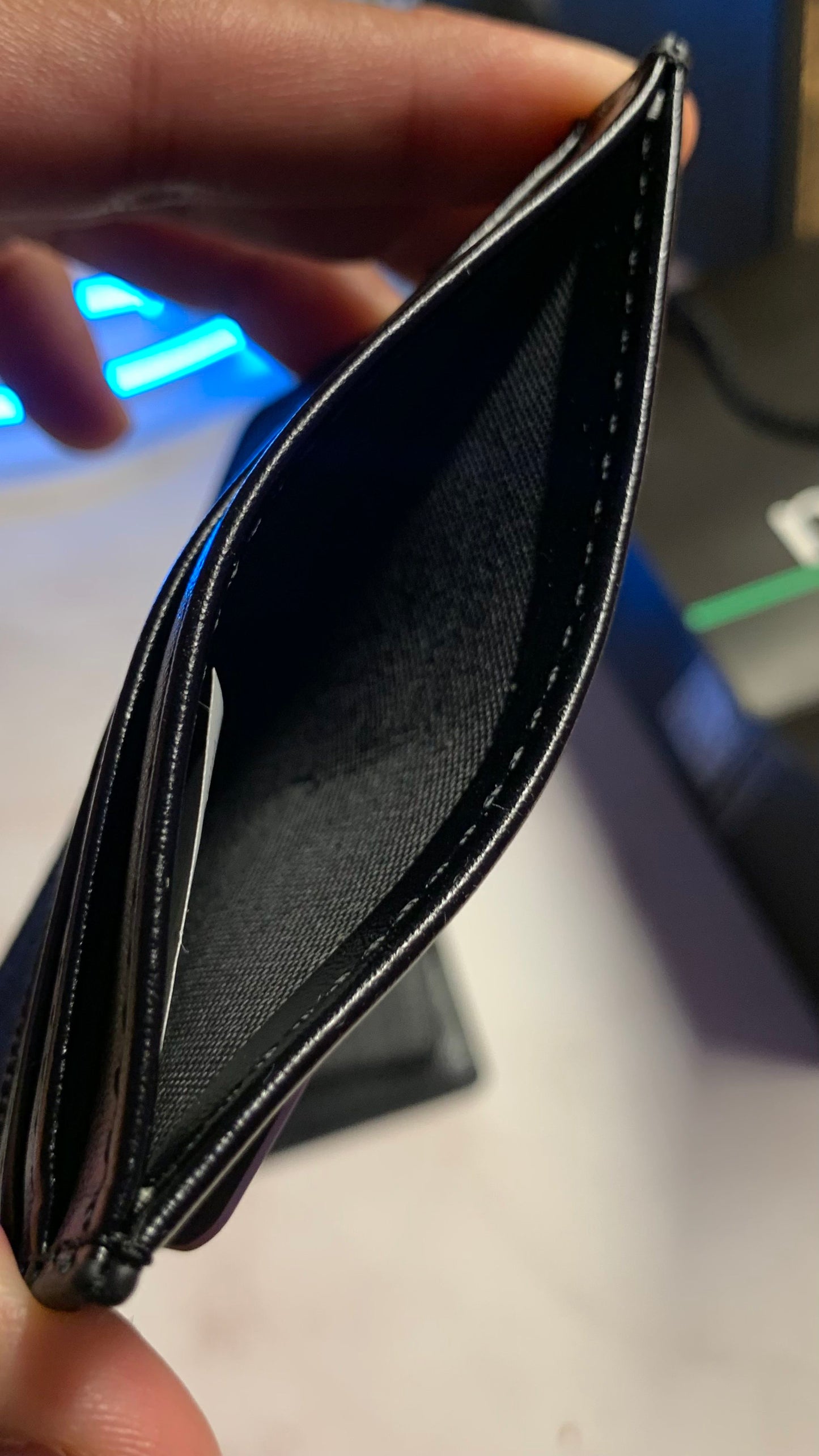 Lacoste Cardholder - Black pattern