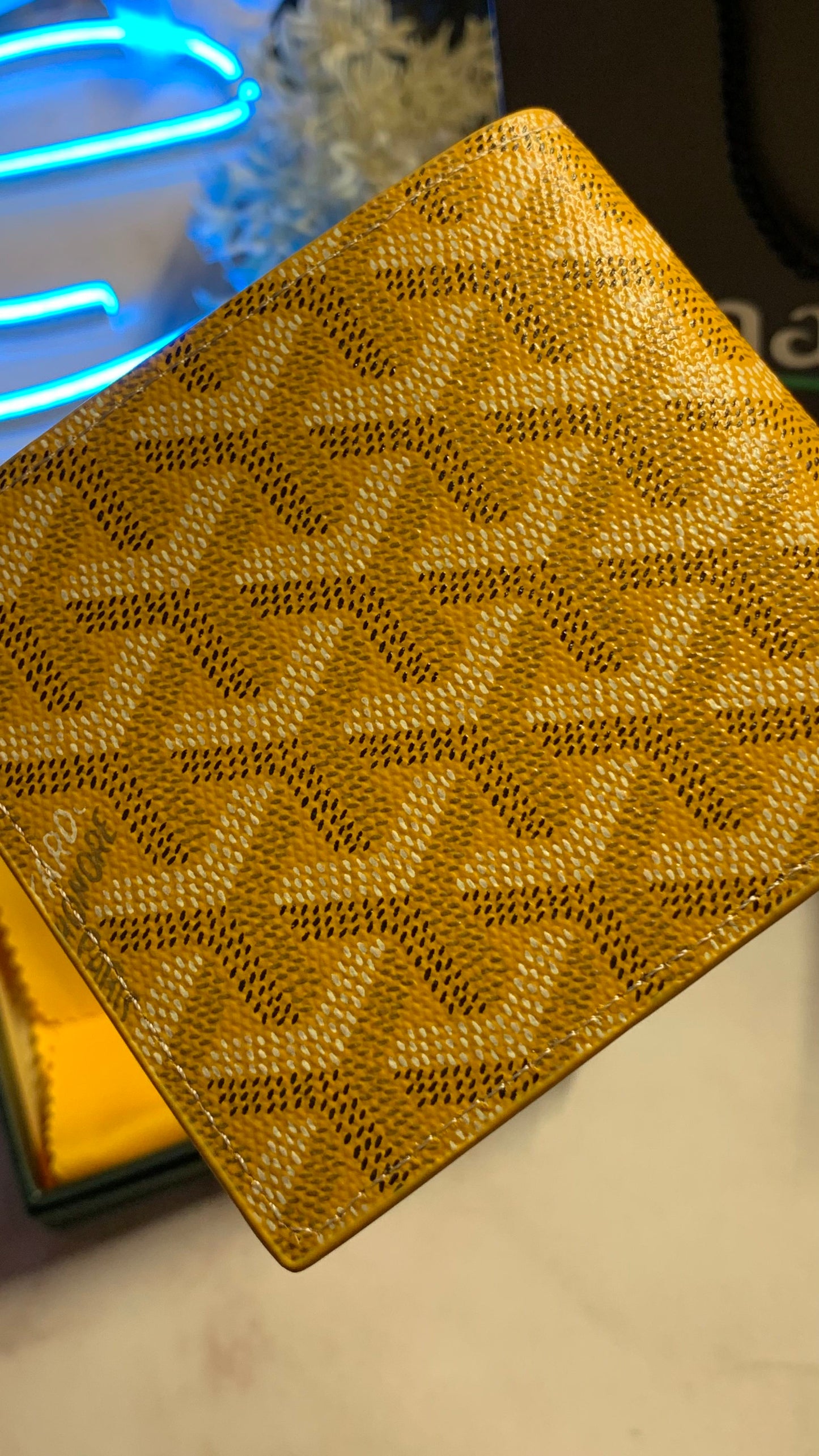 GoYard wallet - Yellow