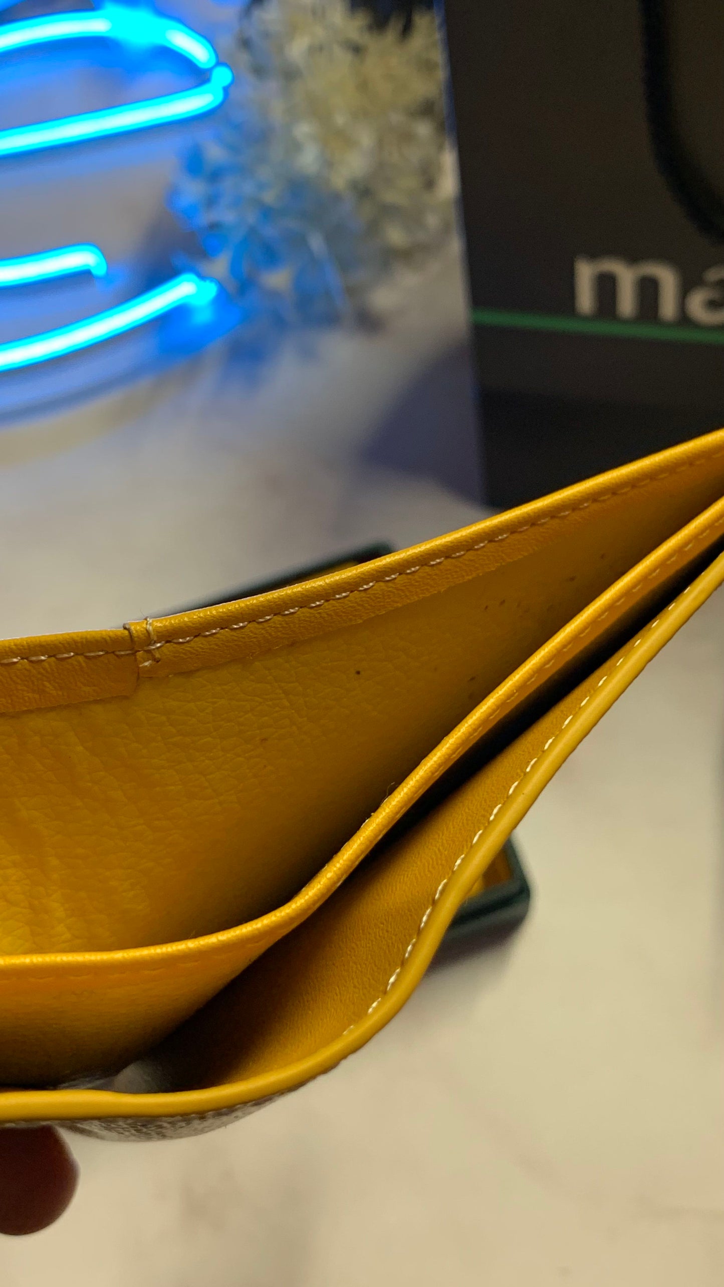 GoYard wallet - Yellow