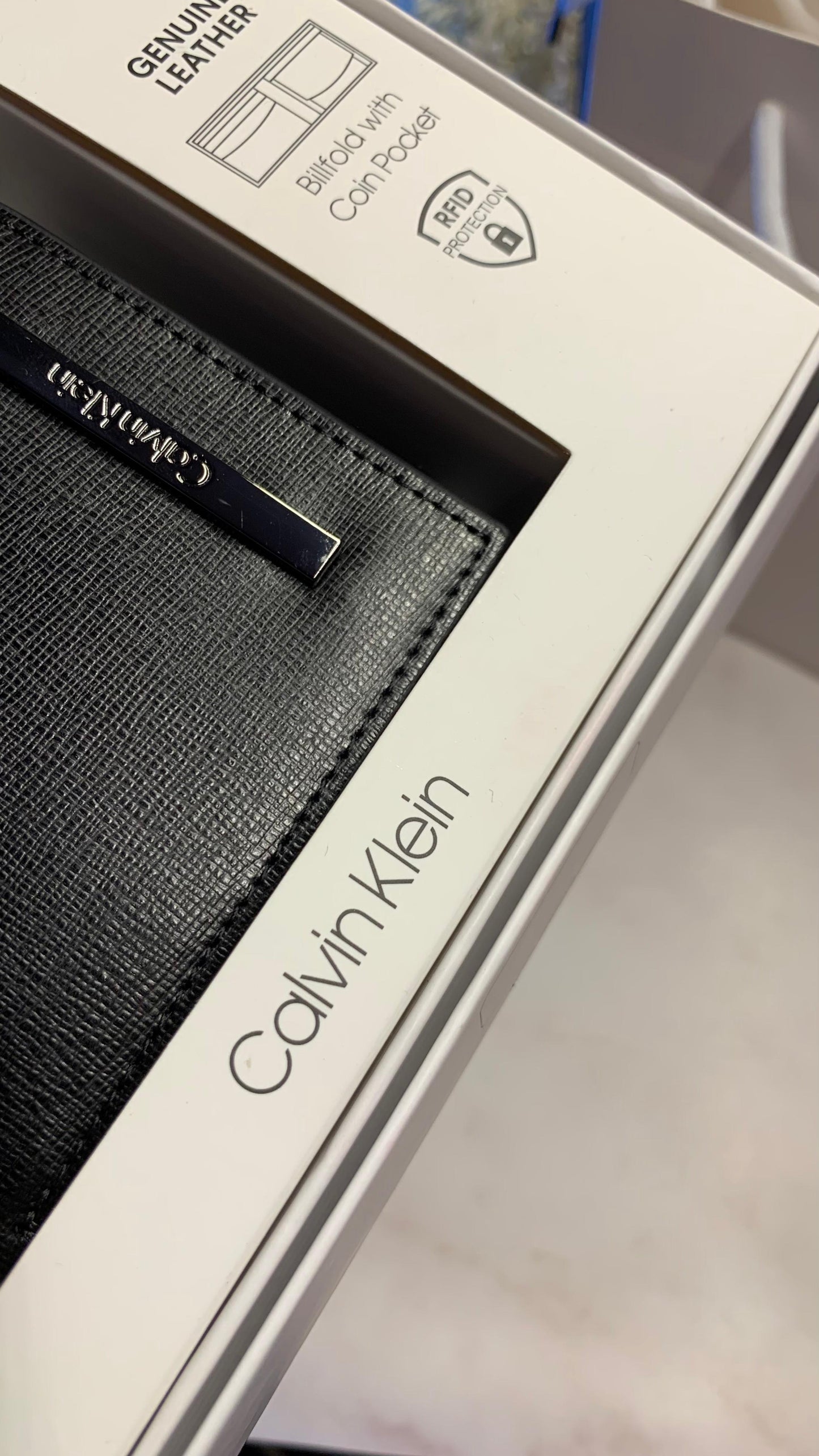 Calvin Klein wallet and cardholder