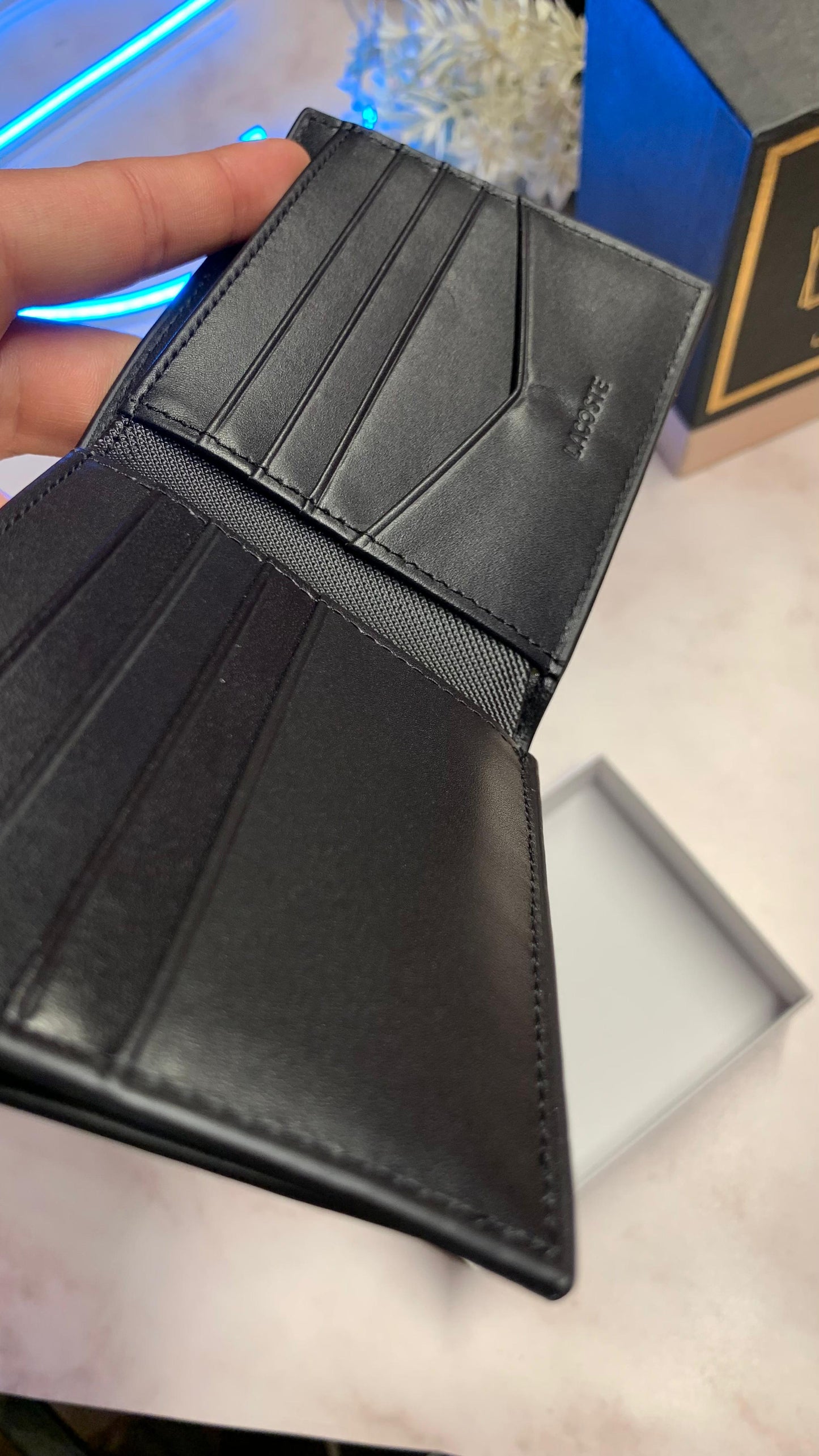 Lacoste wallet with cardholder