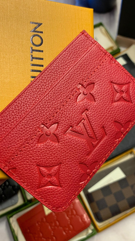 Louis Vuitton Cardholder - Red