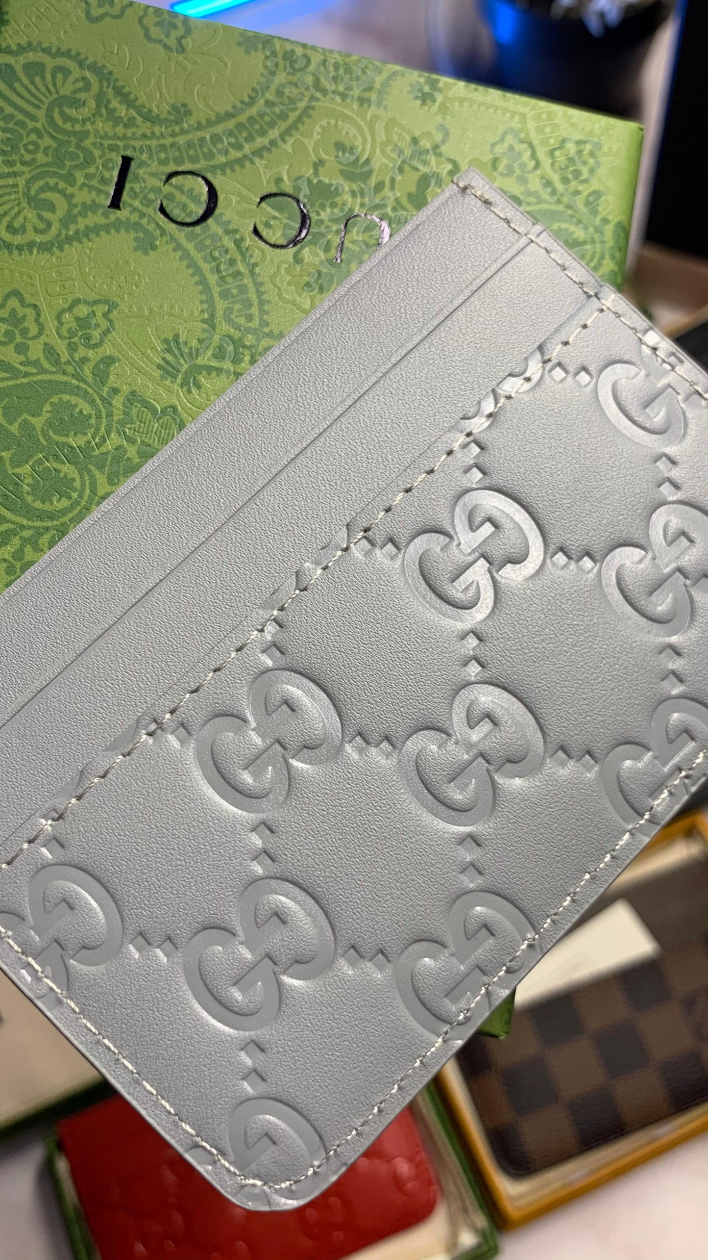 Gucci Cardholder - Bright Gray