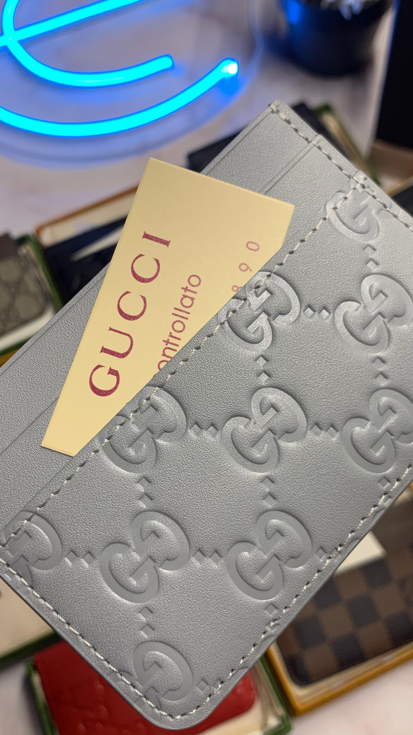 Gucci Cardholder - Bright Gray