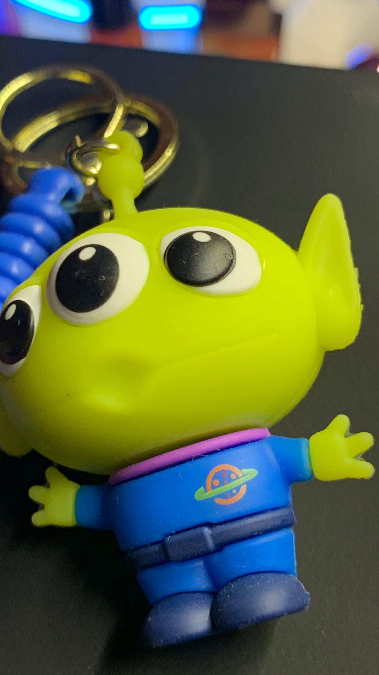 Green Alien Keychain
