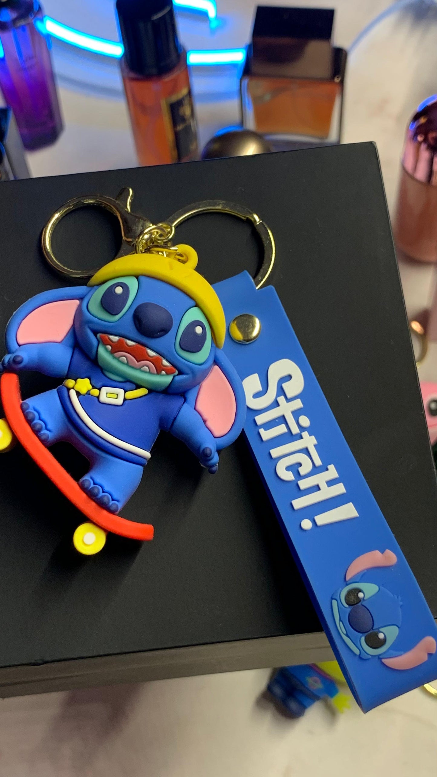 Skating Stitch Keychain