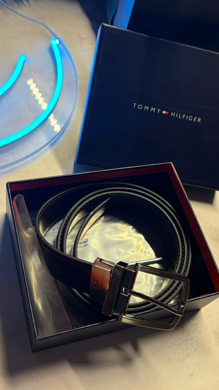 Tommy Hilfiger Double Face Belt - Black & Brown