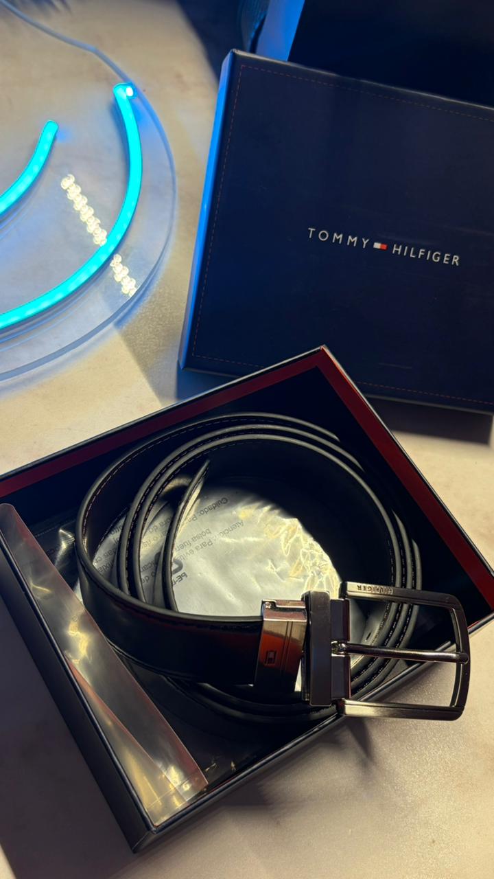 Tommy Hilfiger Double Face Belt - Black & Brown