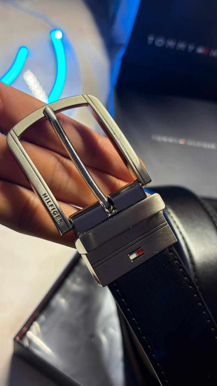 Tommy Hilfiger Double Face Belt - Black & Brown